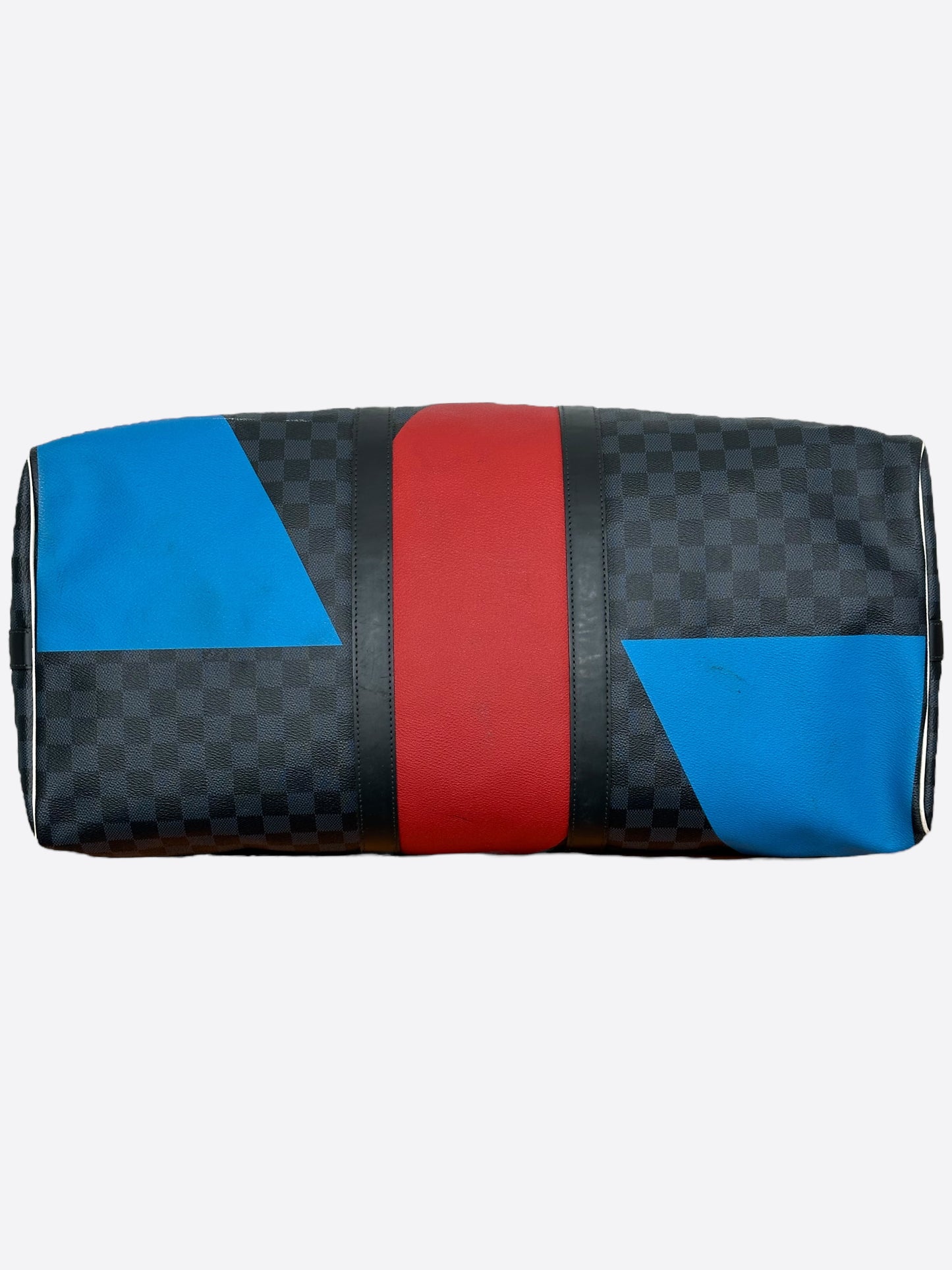 Louis Vuitton Cobalt Damier Americas Cup Keepall 45