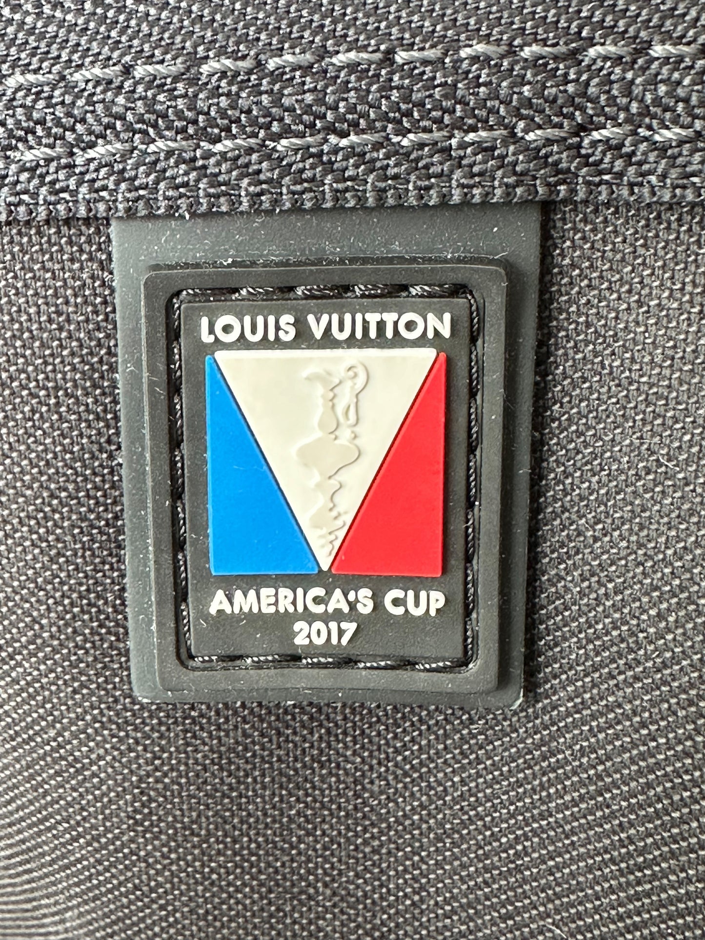 Louis Vuitton Cobalt Damier Americas Cup Keepall 45