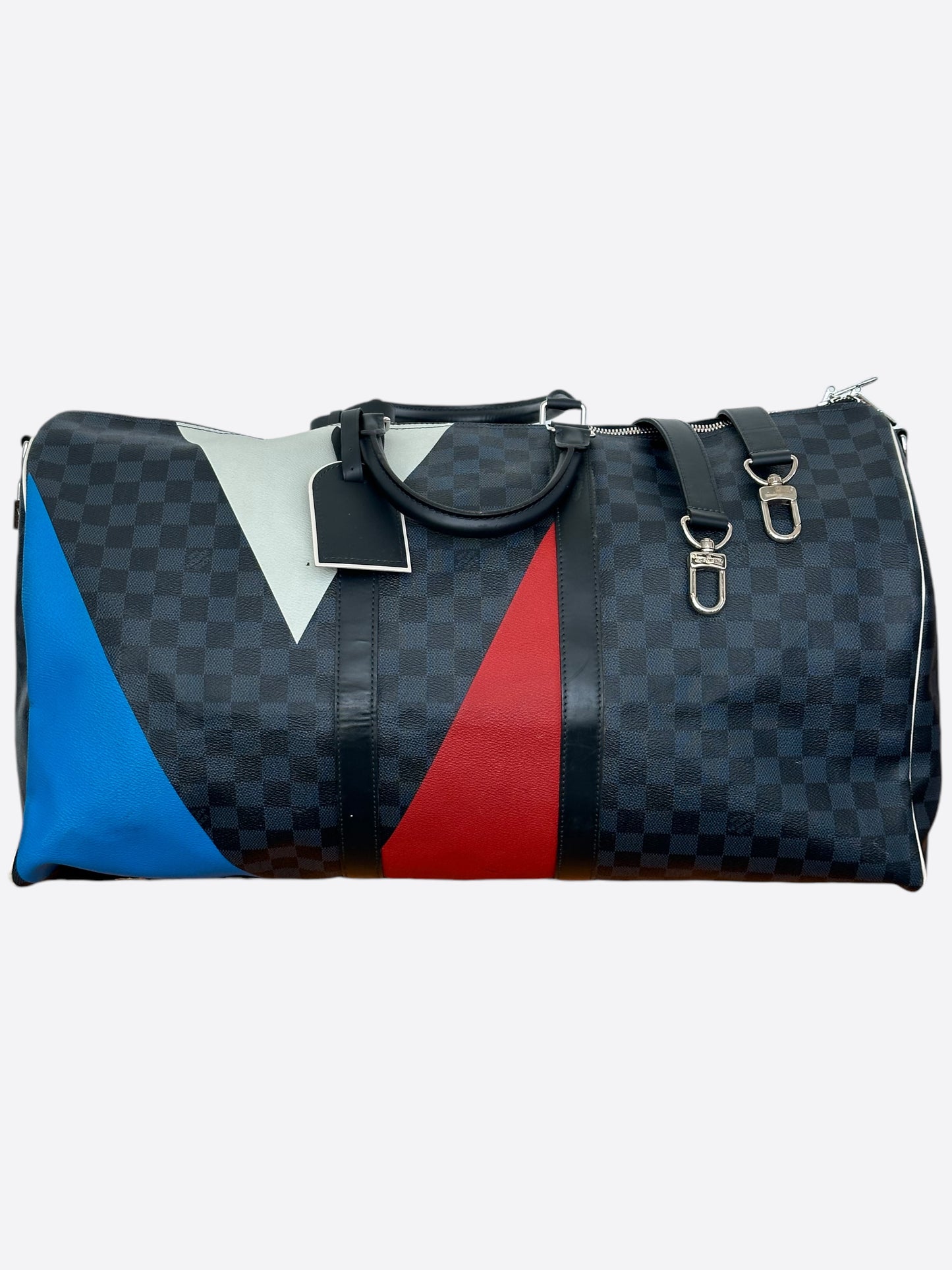 Louis Vuitton Cobalt Damier Americas Cup Keepall 45