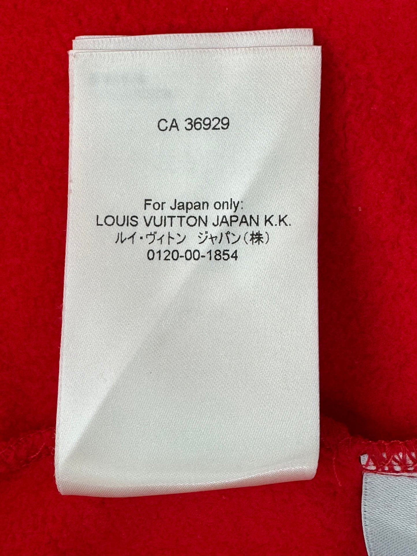 Louis Vuitton Red & White Vuitton Rockers Sweater