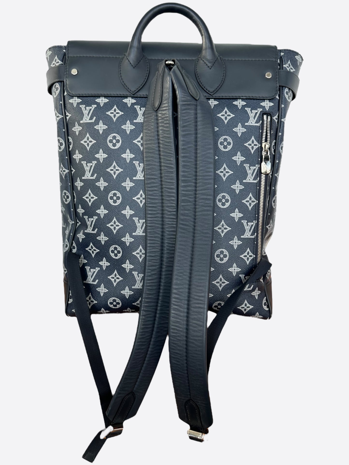 Louis Vuitton Chapman Brothers Navy Monogram Elephant Steamer Backpack