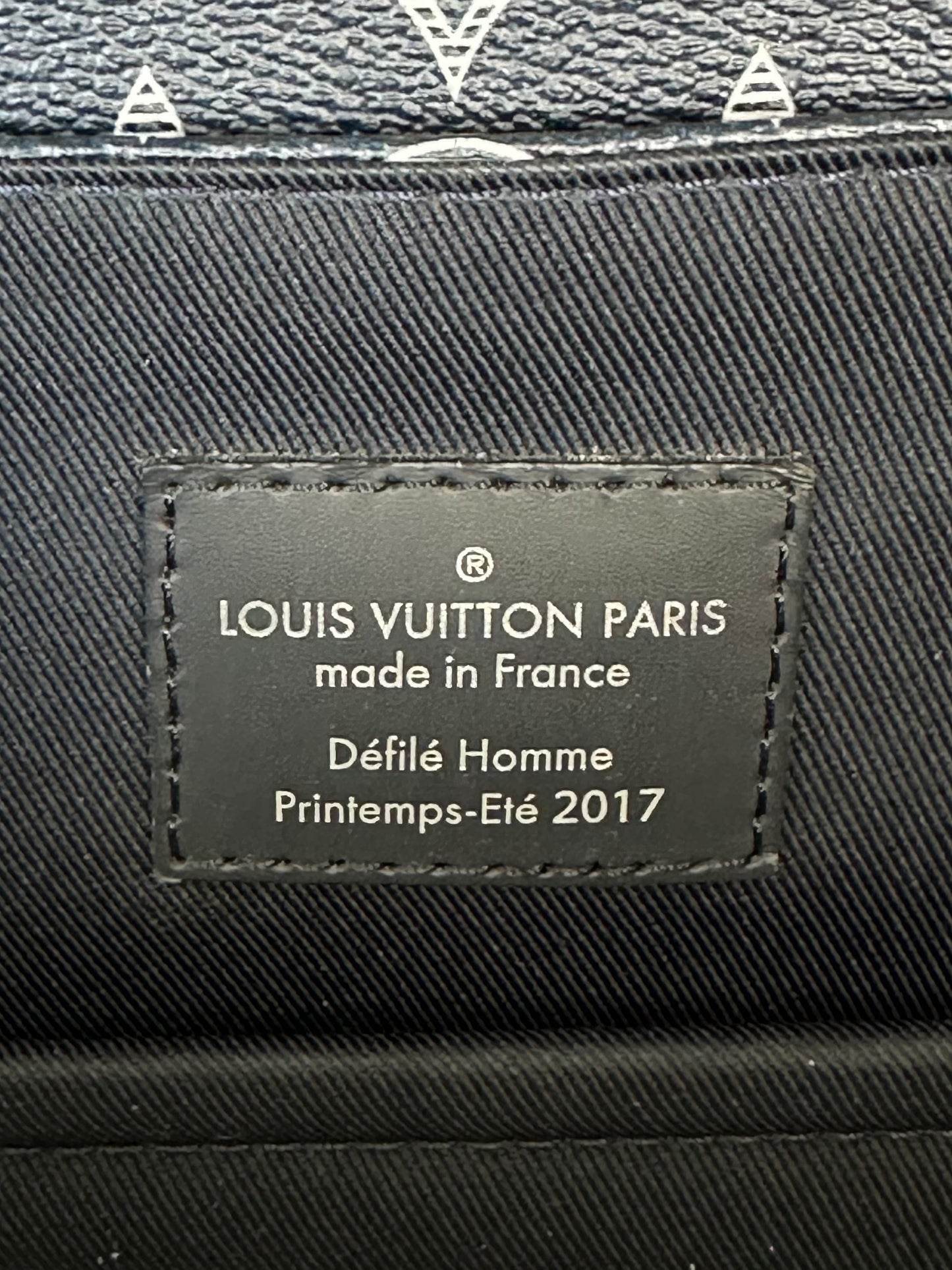 Louis Vuitton Chapman Brothers Navy Monogram Elephant Steamer Backpack