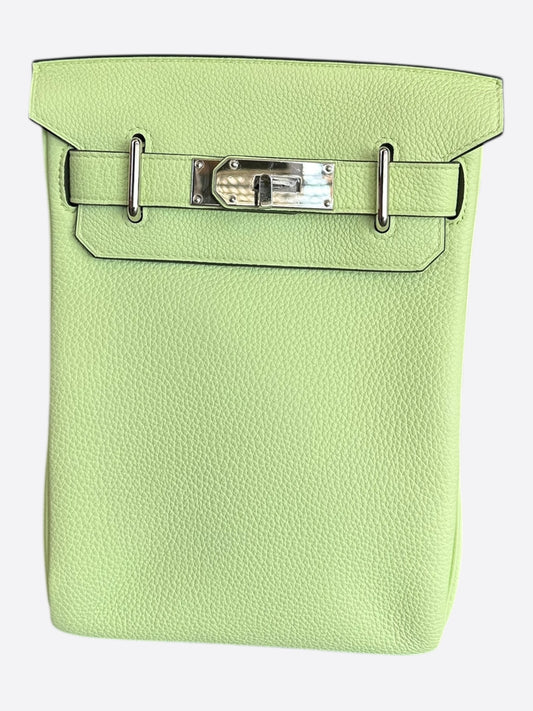 Hermes Vert Absinthe HAC A Dos PM Backpack