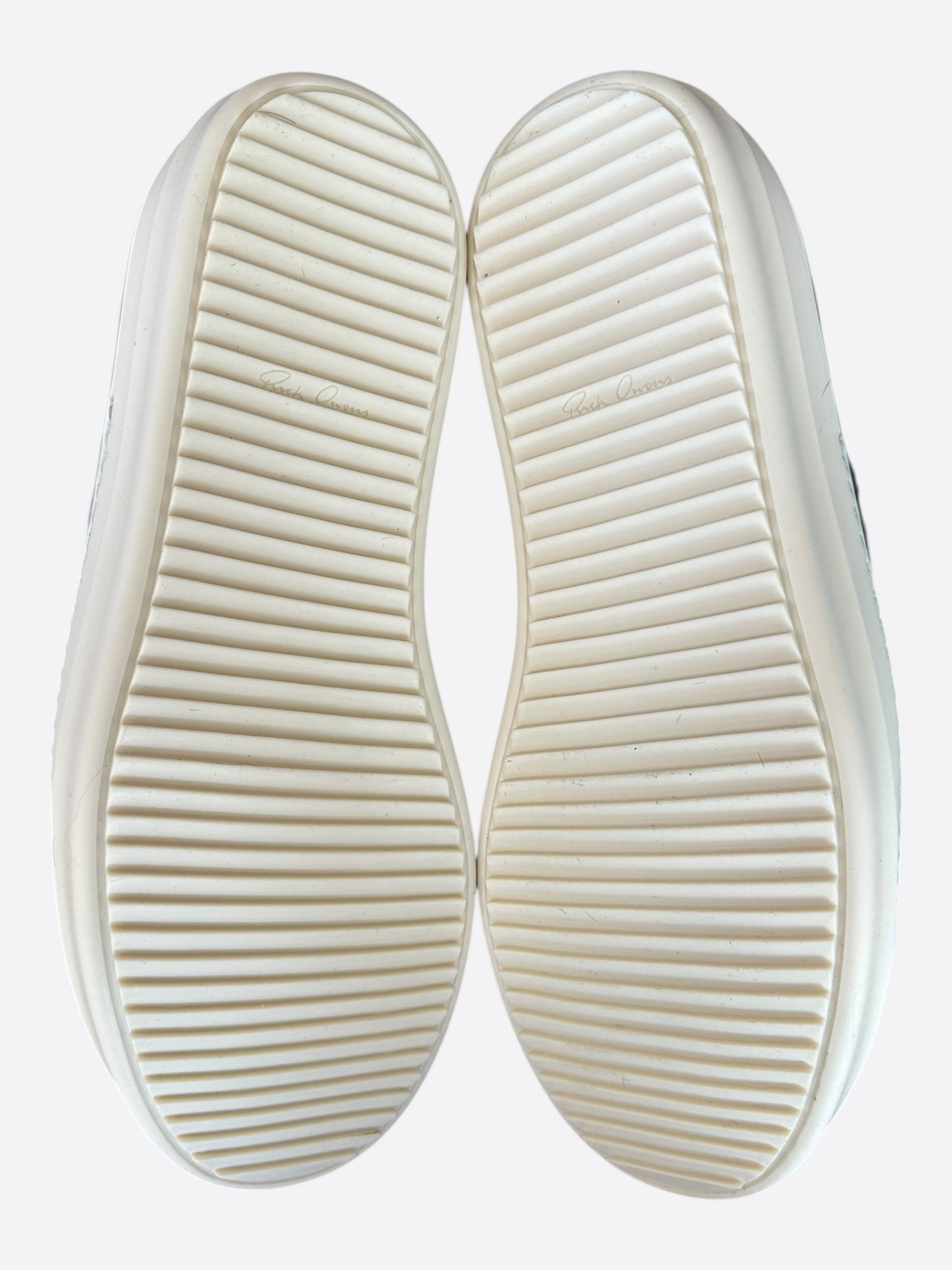 Rick Owens Black Jumbo Lace Low Top Sneakers