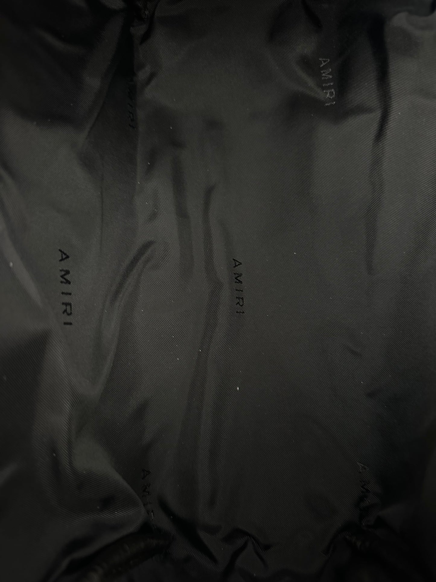 Amiri Brown Leather Dopp Kit