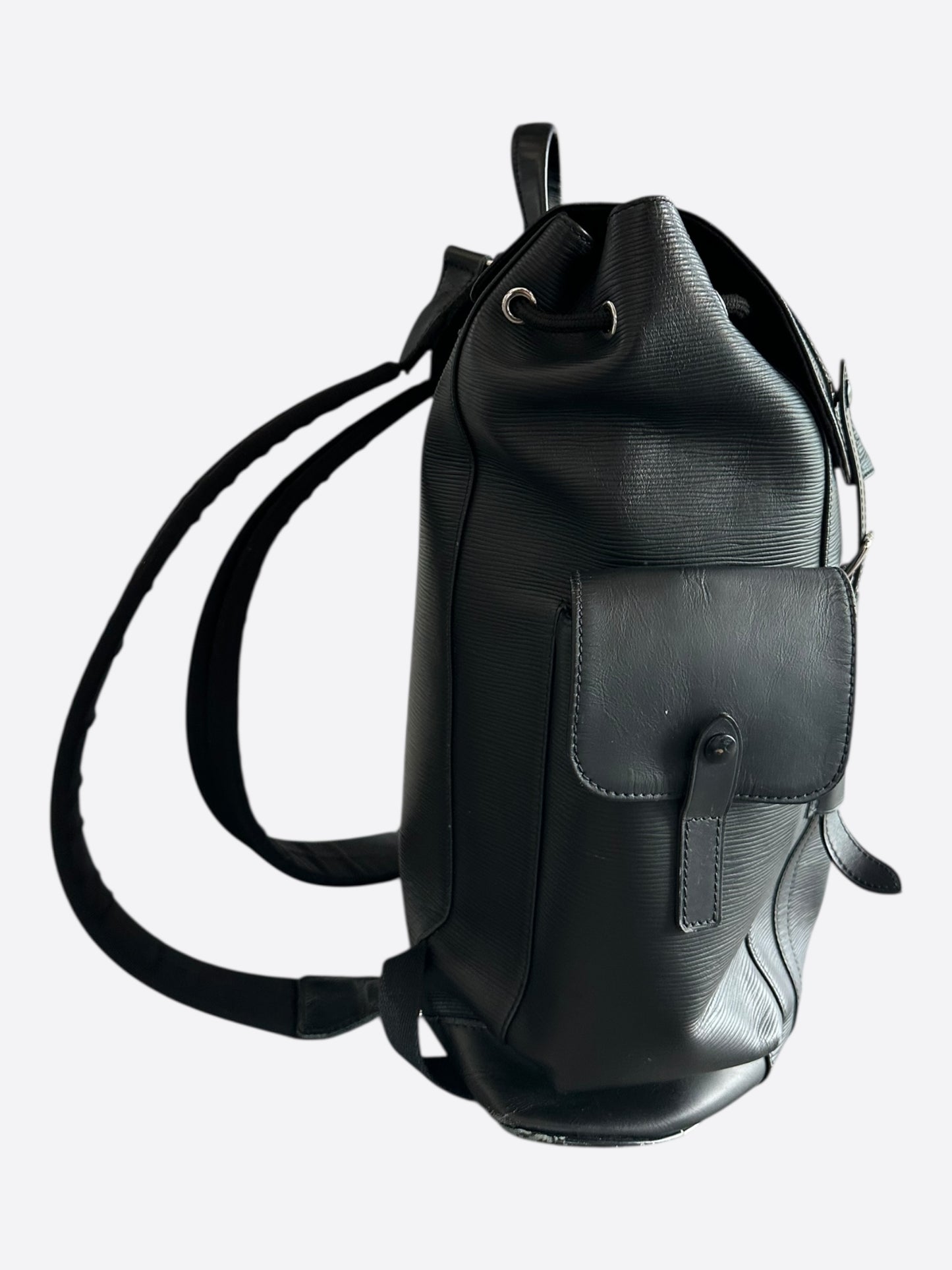 Louis Vuitton Black EPI Leather Christopher Backpack