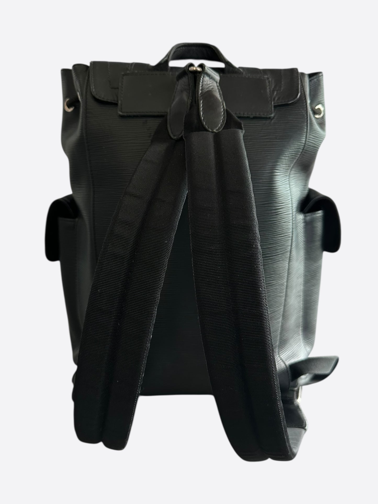 Louis Vuitton Black EPI Leather Christopher Backpack
