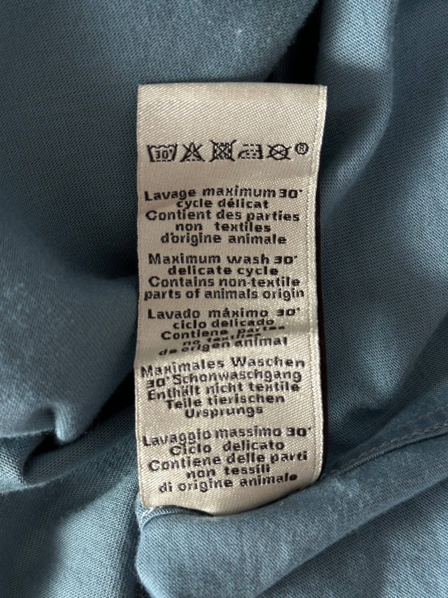 Hermes Blue Jeu d'Adresse Leather Patch T-Shirt