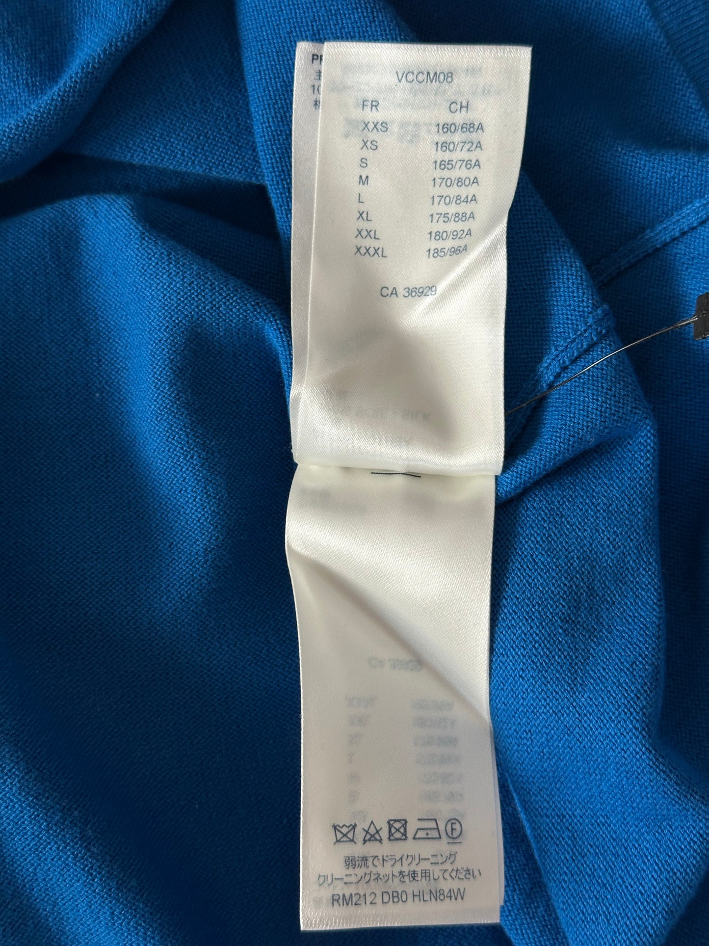 Louis Vuitton Blue & White Everyday Logo Intarsia T-Shirt