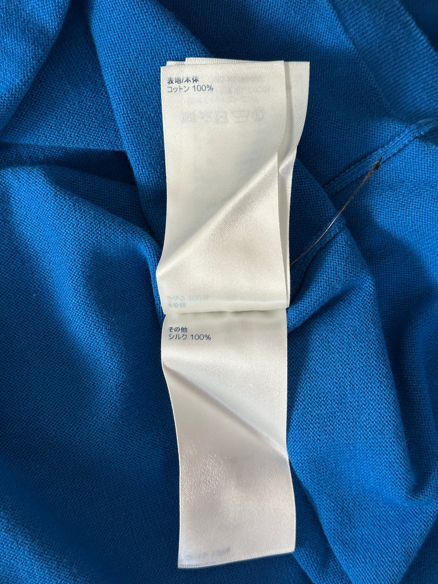 Louis Vuitton Blue & White Everyday Logo Intarsia T-Shirt