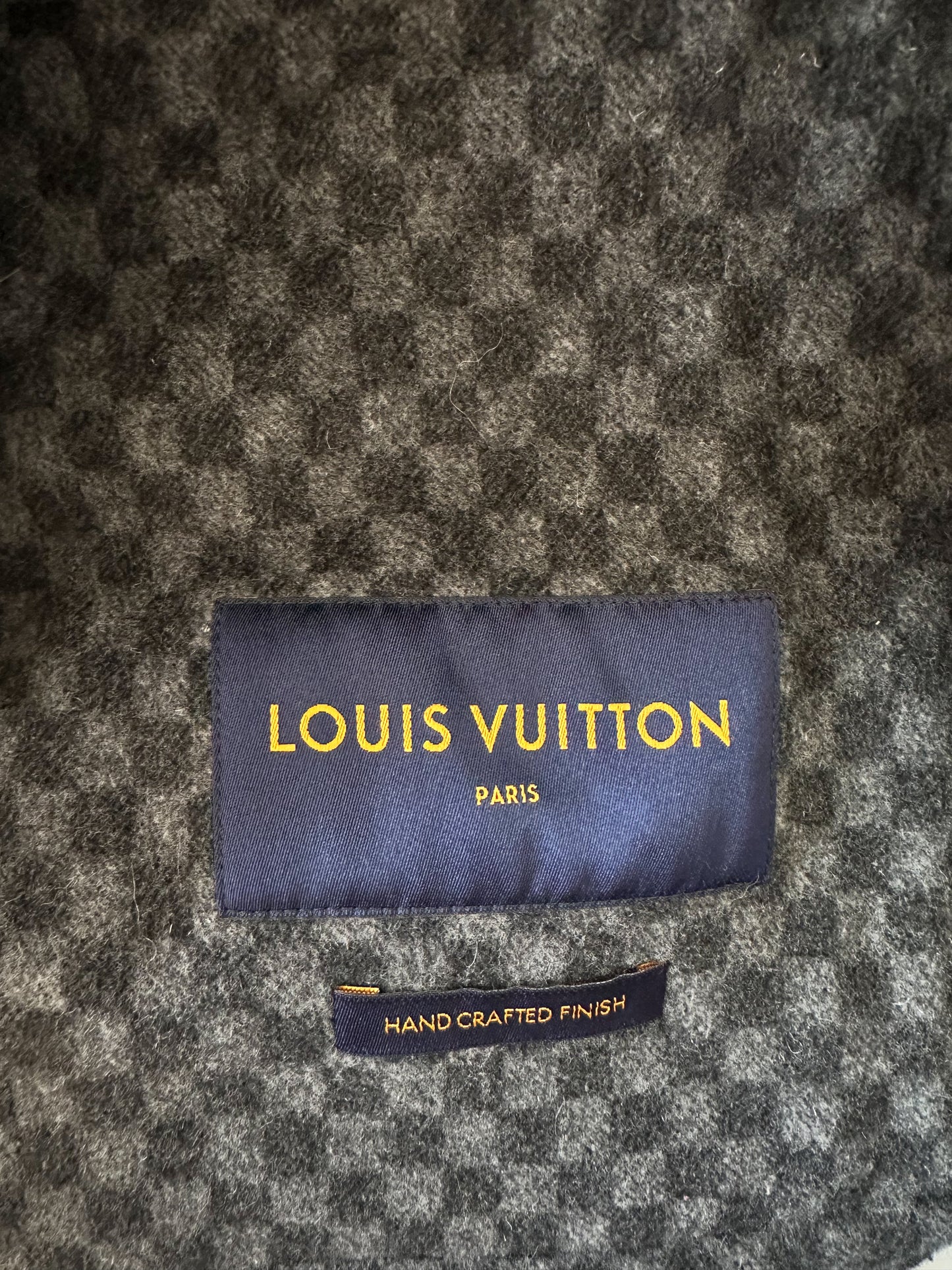 Louis Vuitton Nigo Grey Giant Damier Duffle Coat