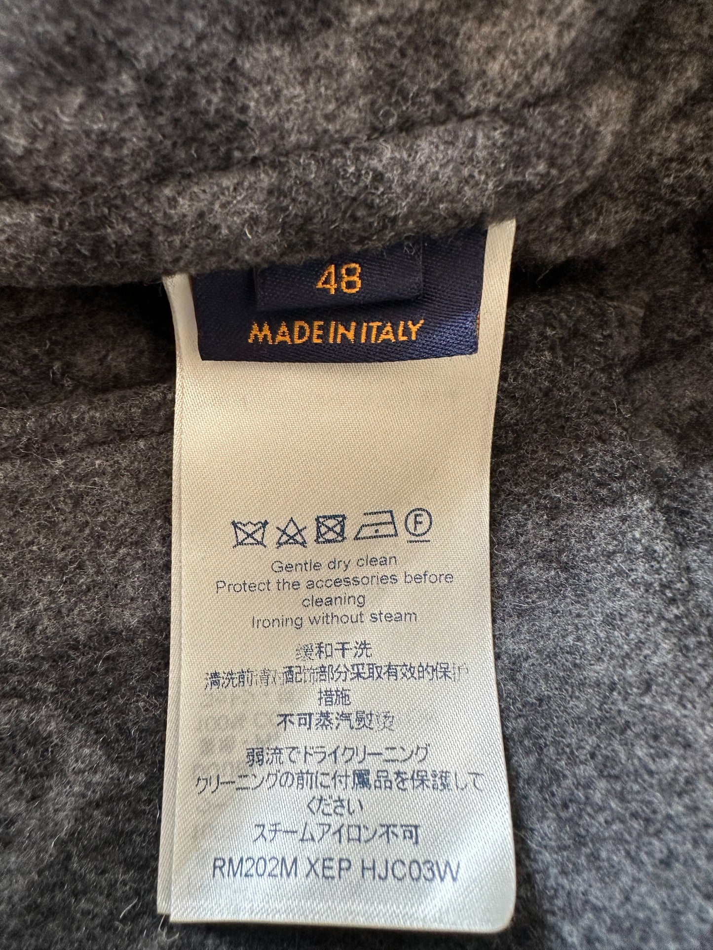Louis Vuitton Nigo Grey Giant Damier Duffle Coat