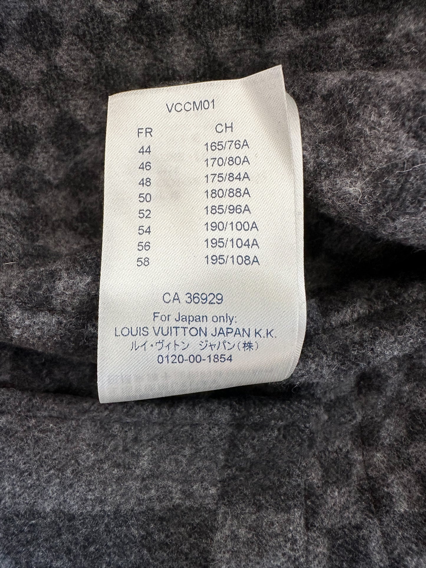 Louis Vuitton Nigo Grey Giant Damier Duffle Coat