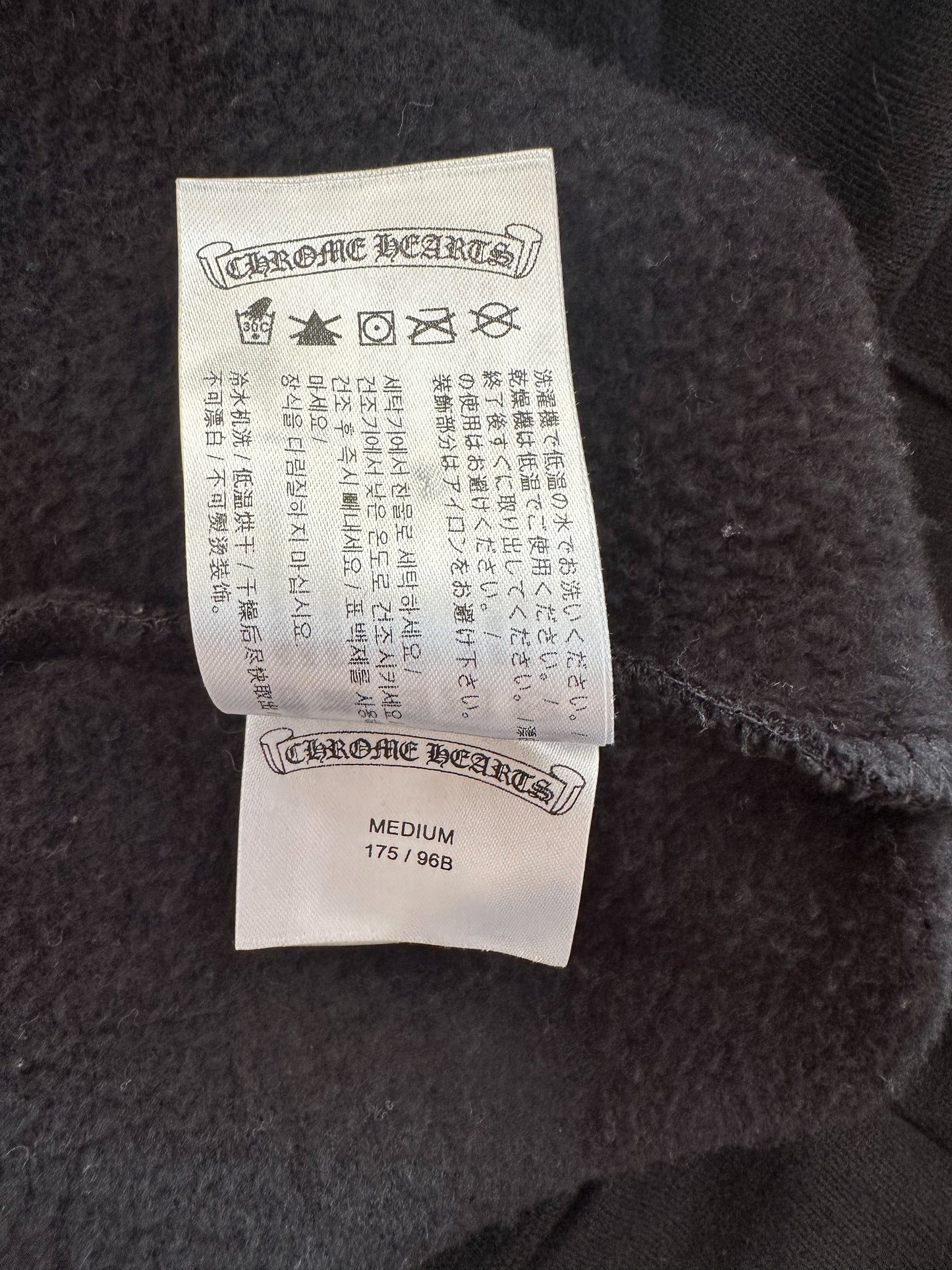 Chrome Hearts Black Racing Stripes Hoodie