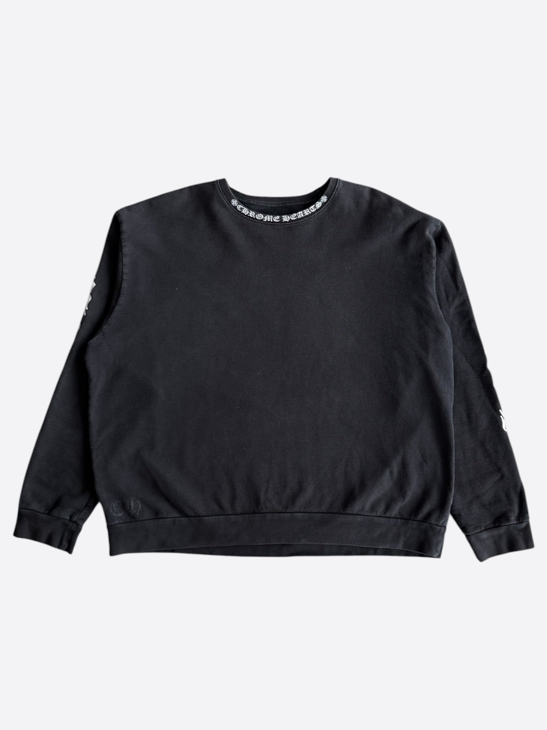 Chrome Hearts Black & White Neck Logo Sweater – Savonches