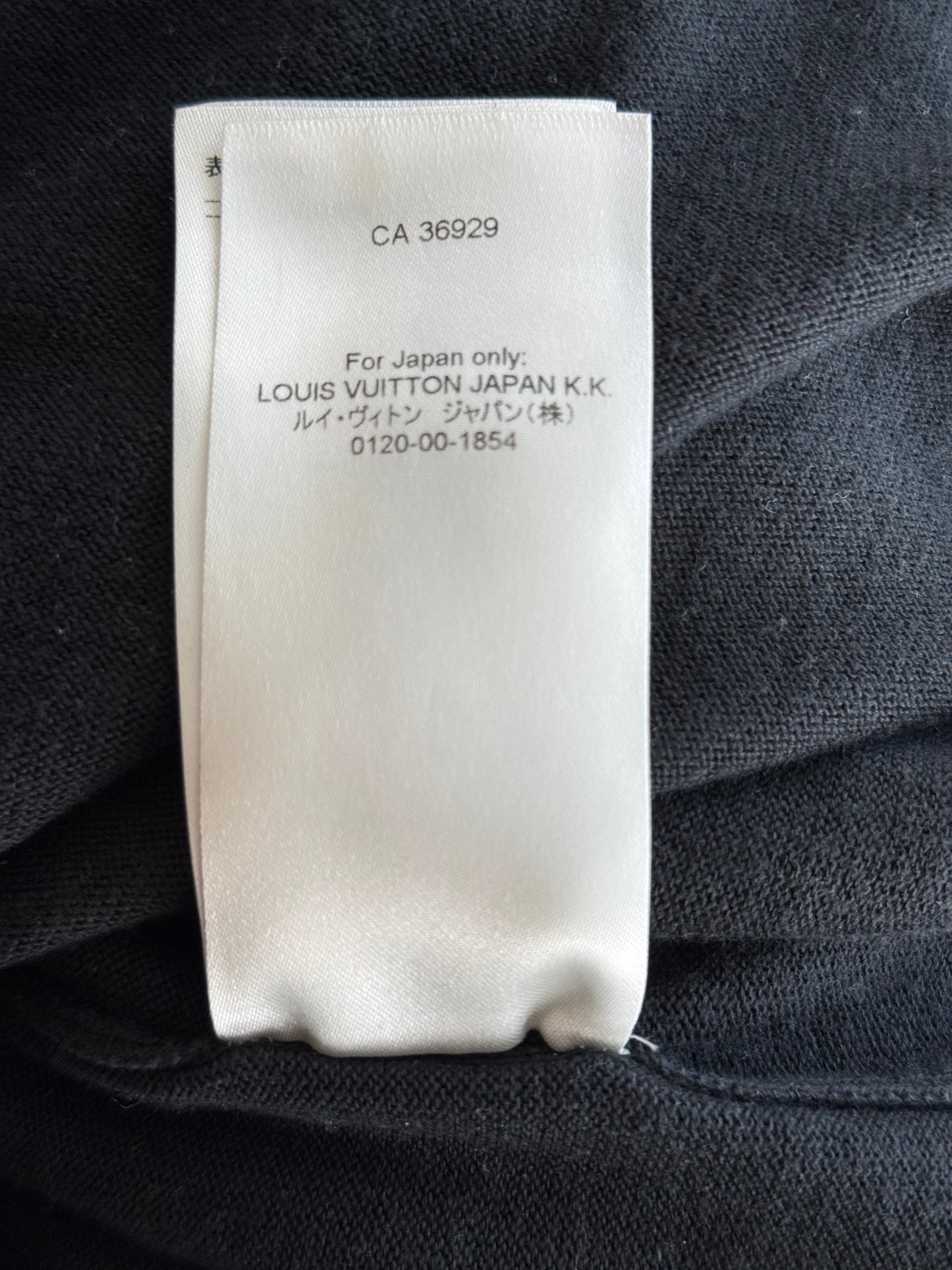 Louis Vuitton Black & White Studios Intarsia T-Shirt