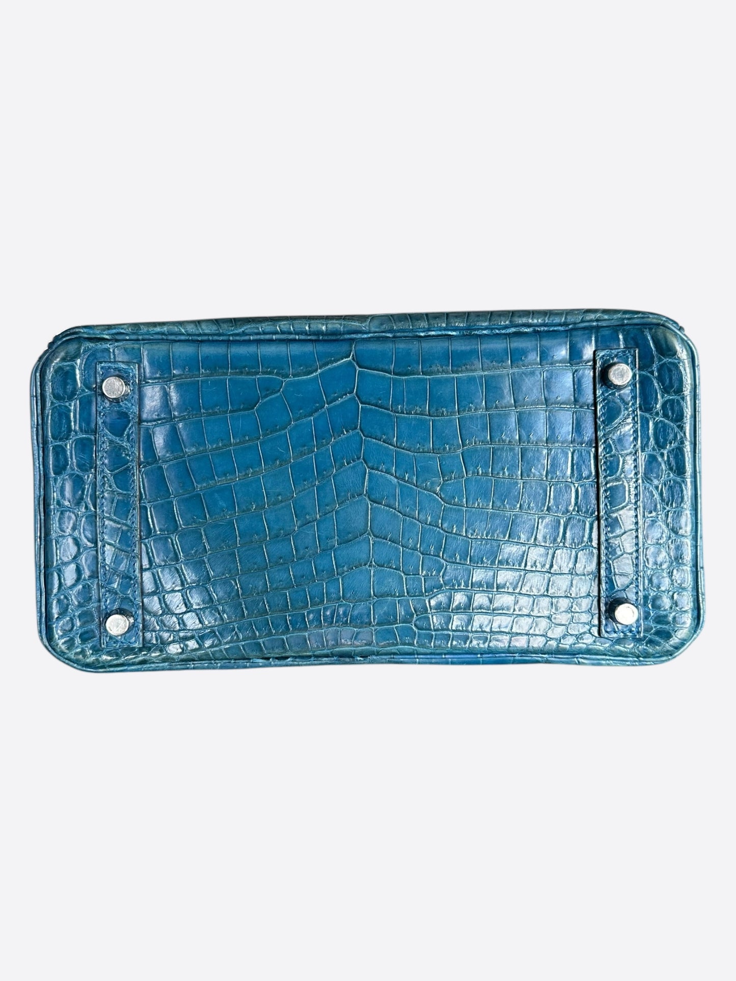 Hermes Blue Crocodile Birkin 30