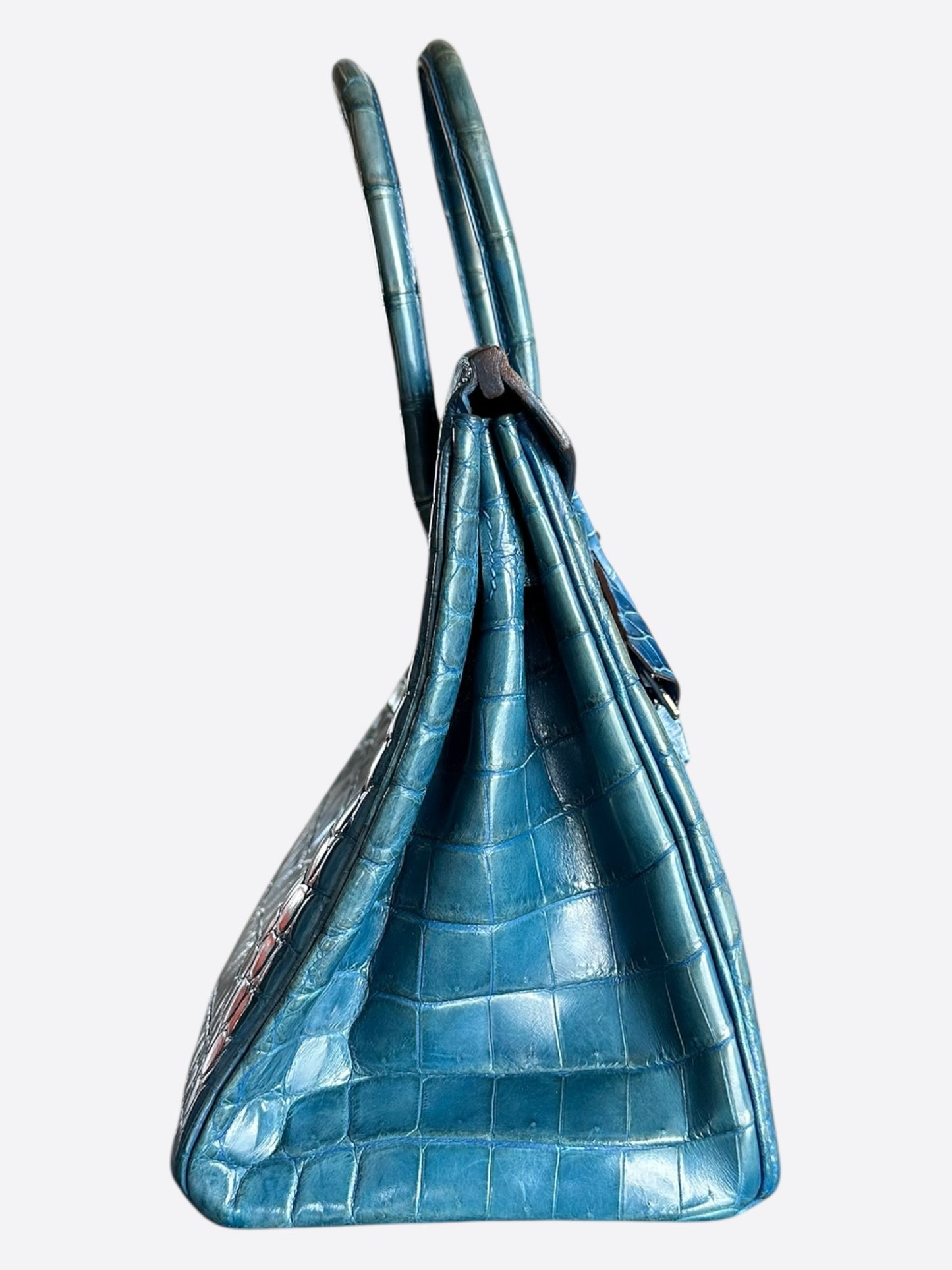 Hermes Blue Crocodile Birkin 30