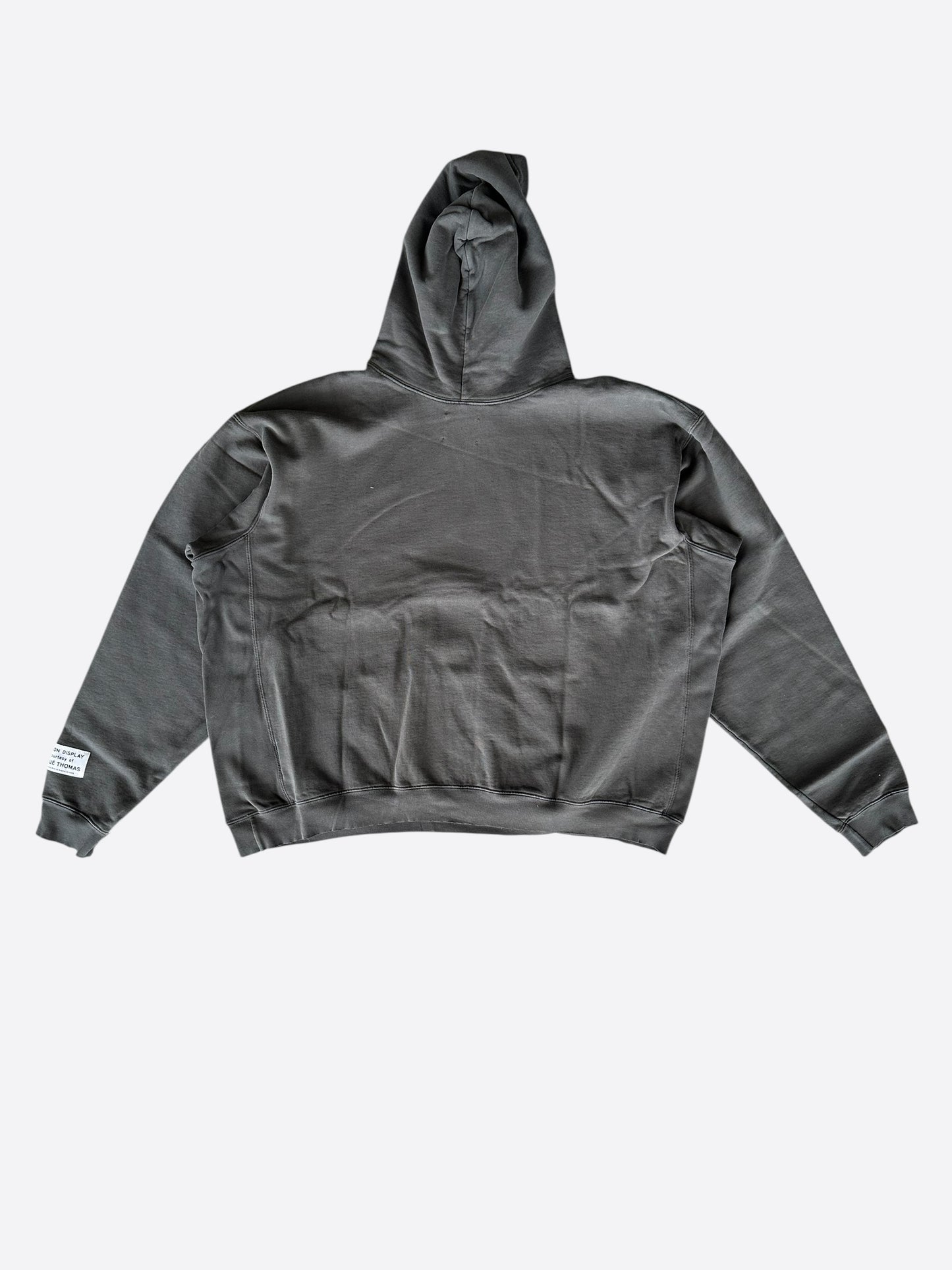 Gallery Dept Washed Black & Yellow Dept Logo Hoodie