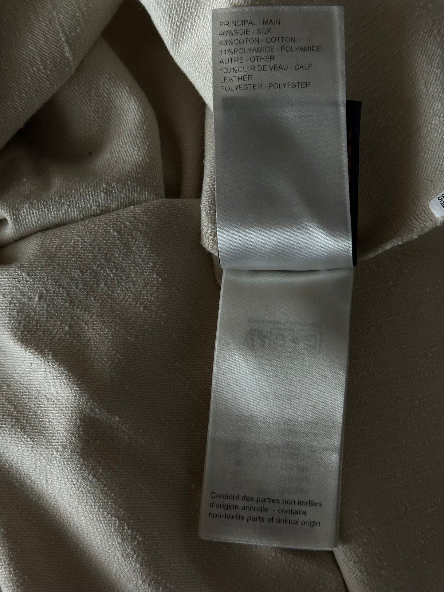 Louis Vuitton Beige Logo Button Up Shirt