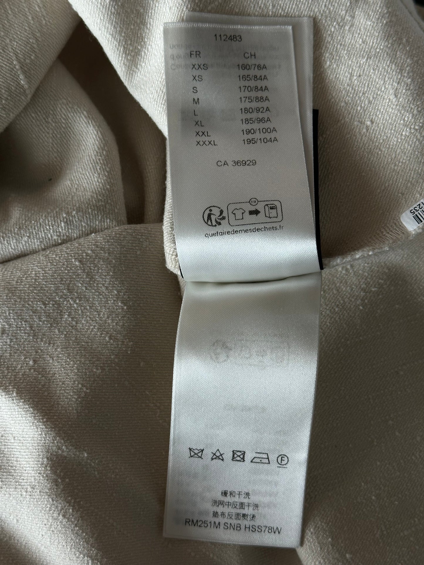 Louis Vuitton Beige Logo Button Up Shirt