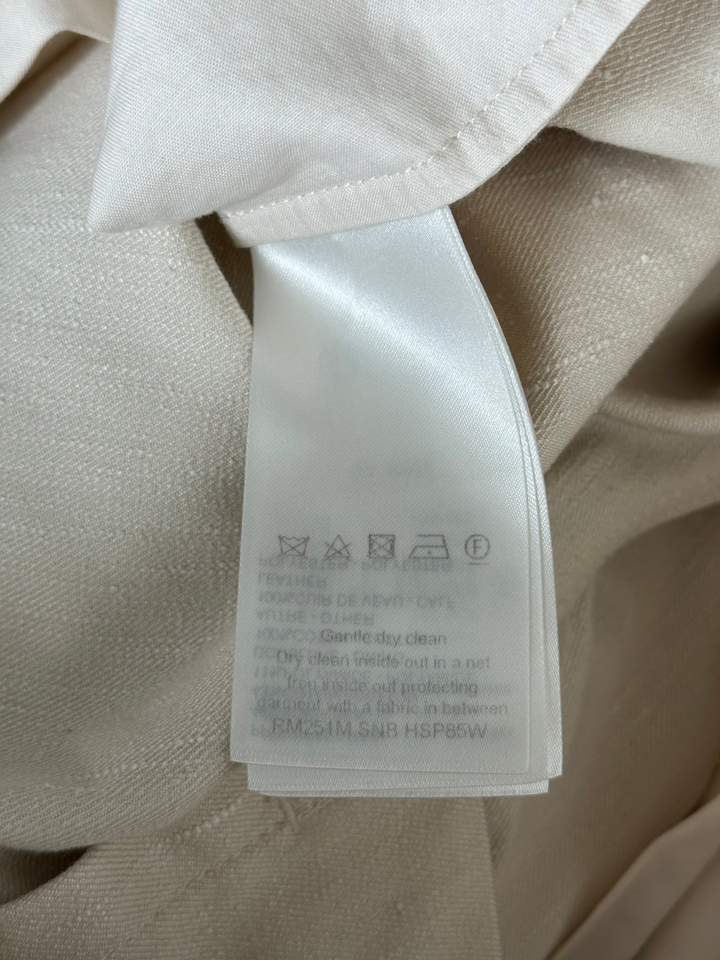 Louis Vuitton Beige Logo Baggy Pants
