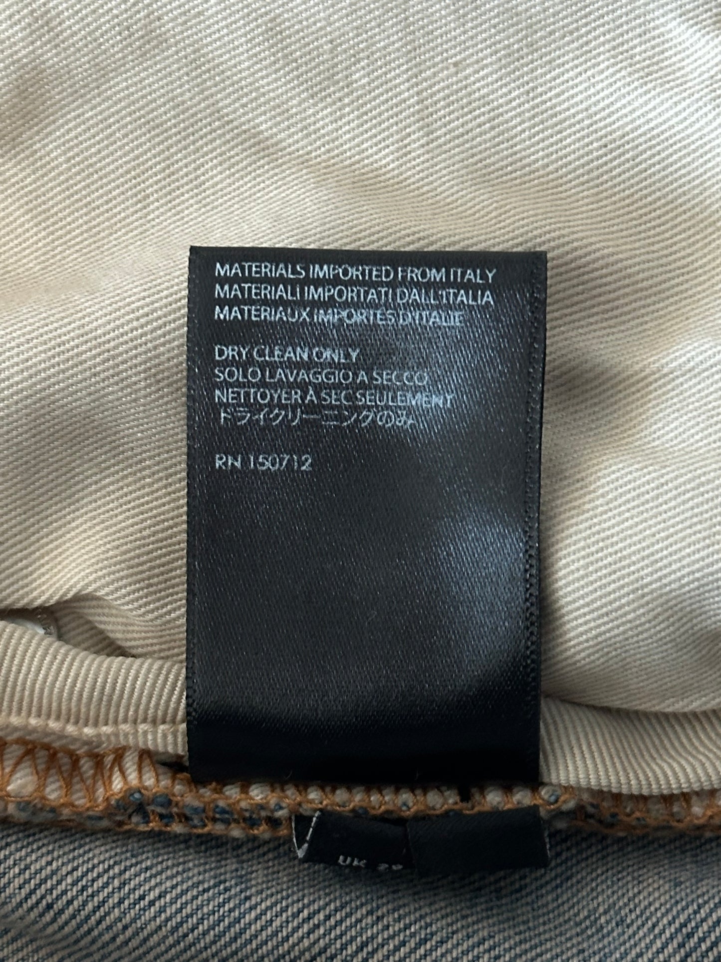 Amiri Clay Indigo Marble Patch MX1 Jeans