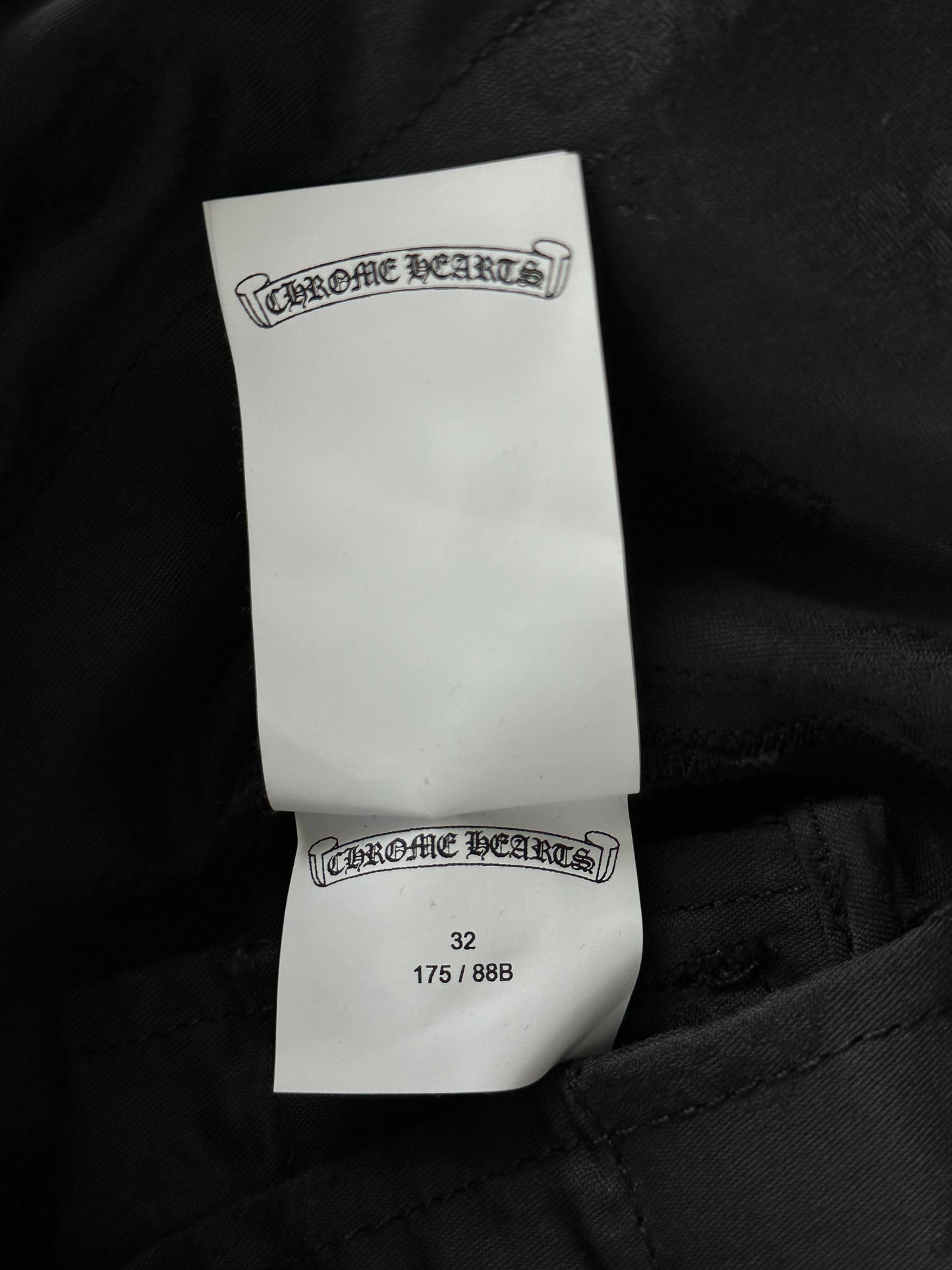 Chrome Hearts Black Cross Patch Chino Pants