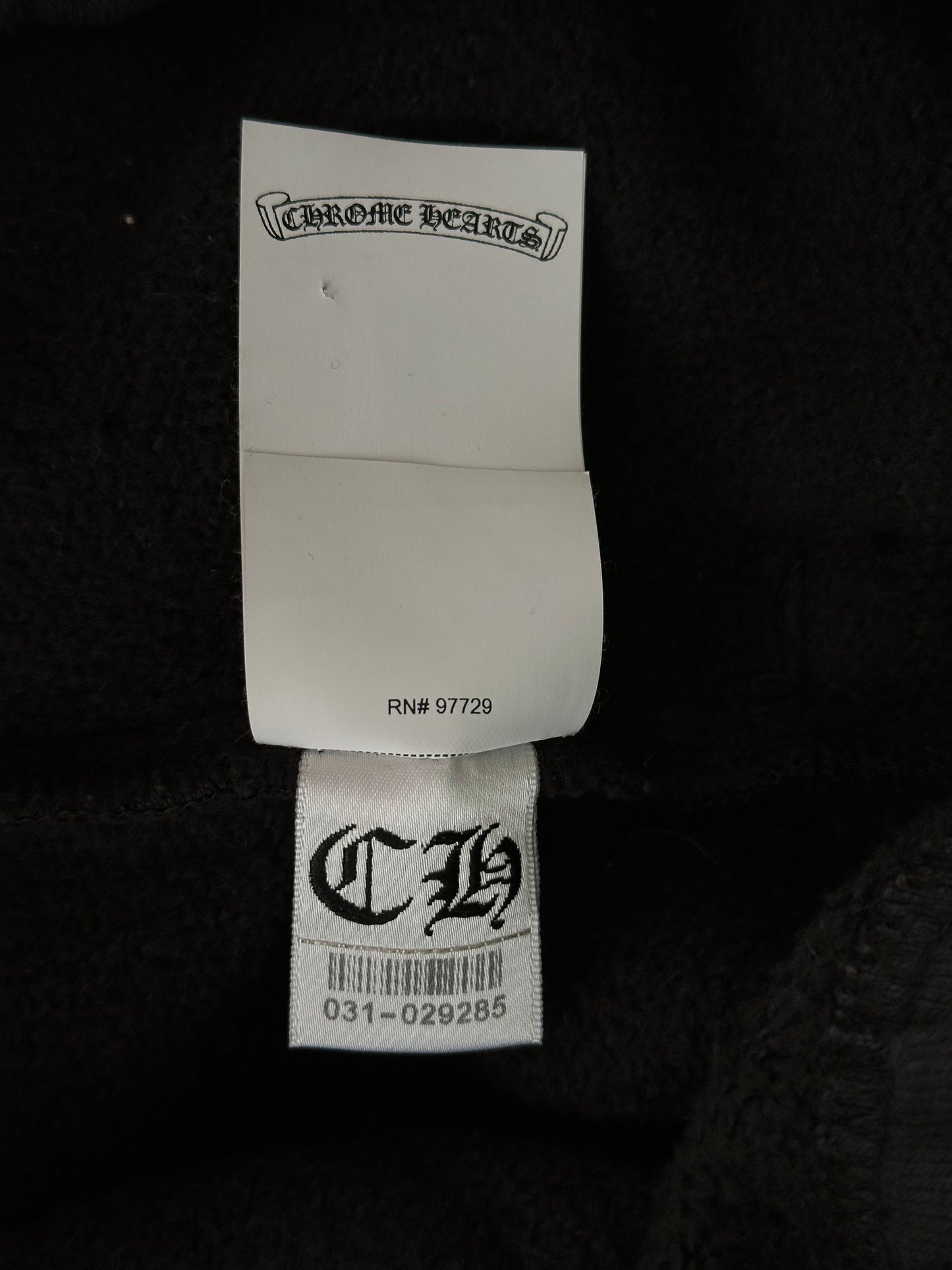 Chrome Hearts Black Triple Cross Patch Paper Jam Sweatpants