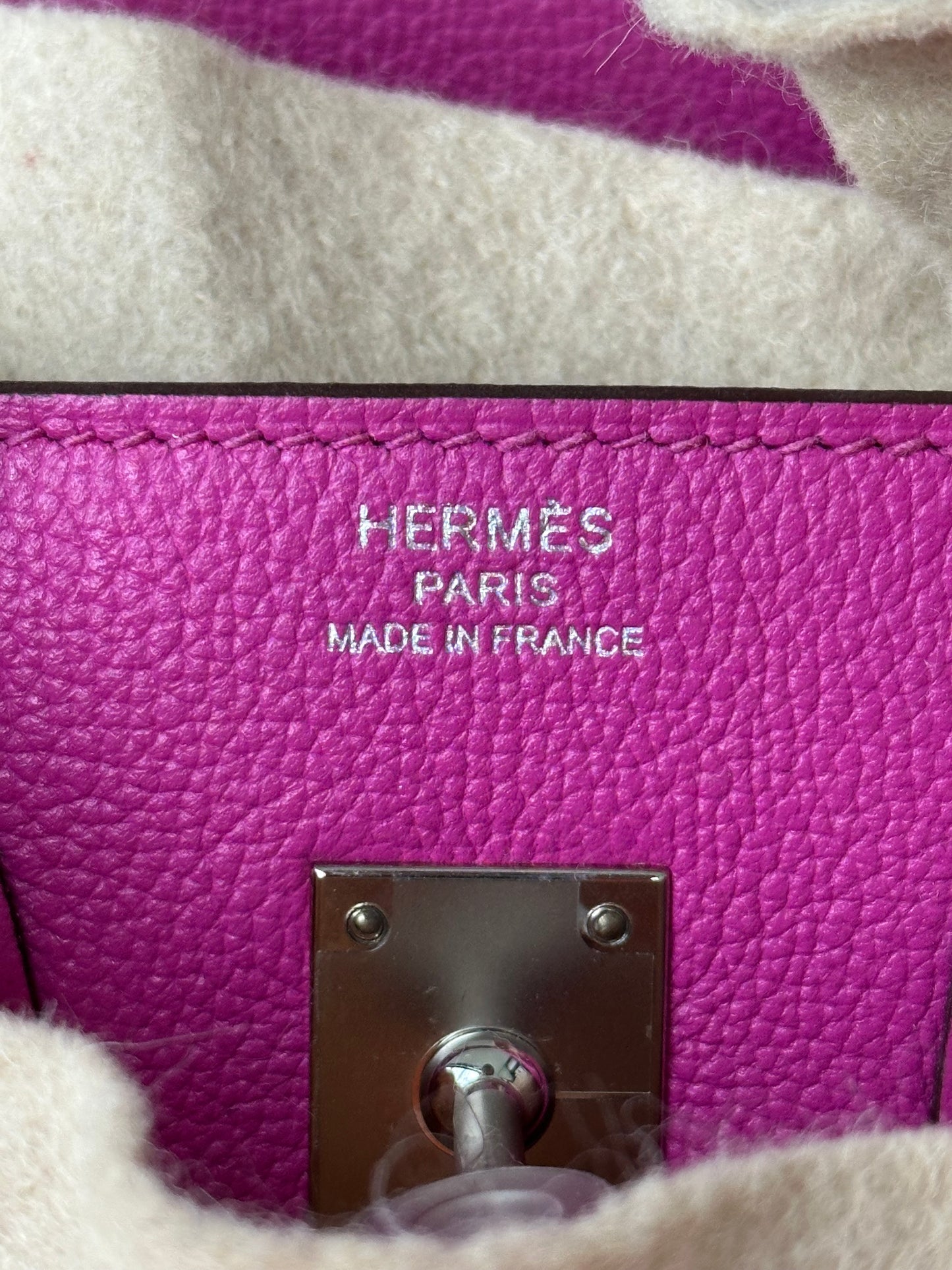 Hermes Pink Togo Birkin 25