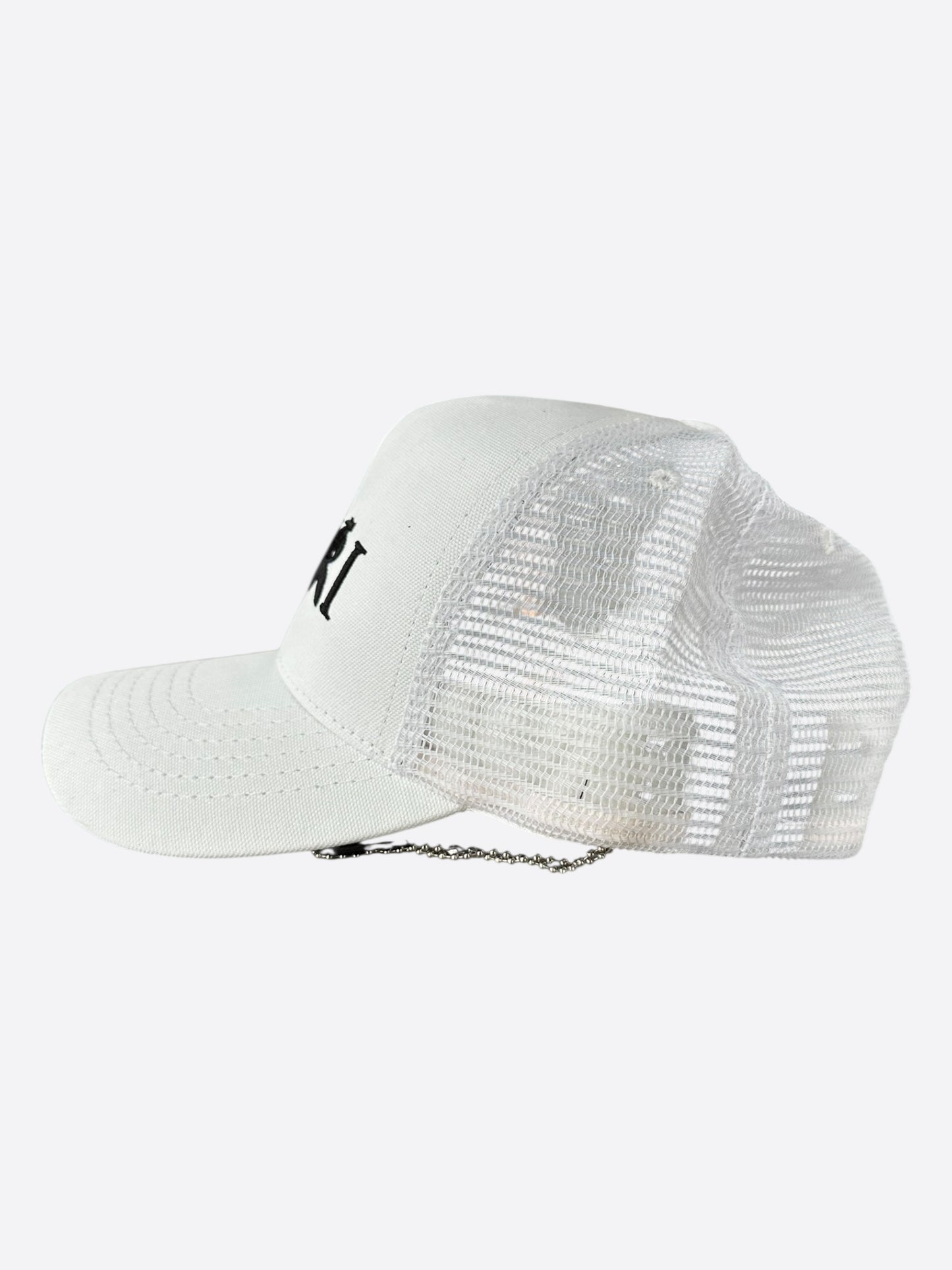 Amiri Playboy White & Black Logo Trucker Hat