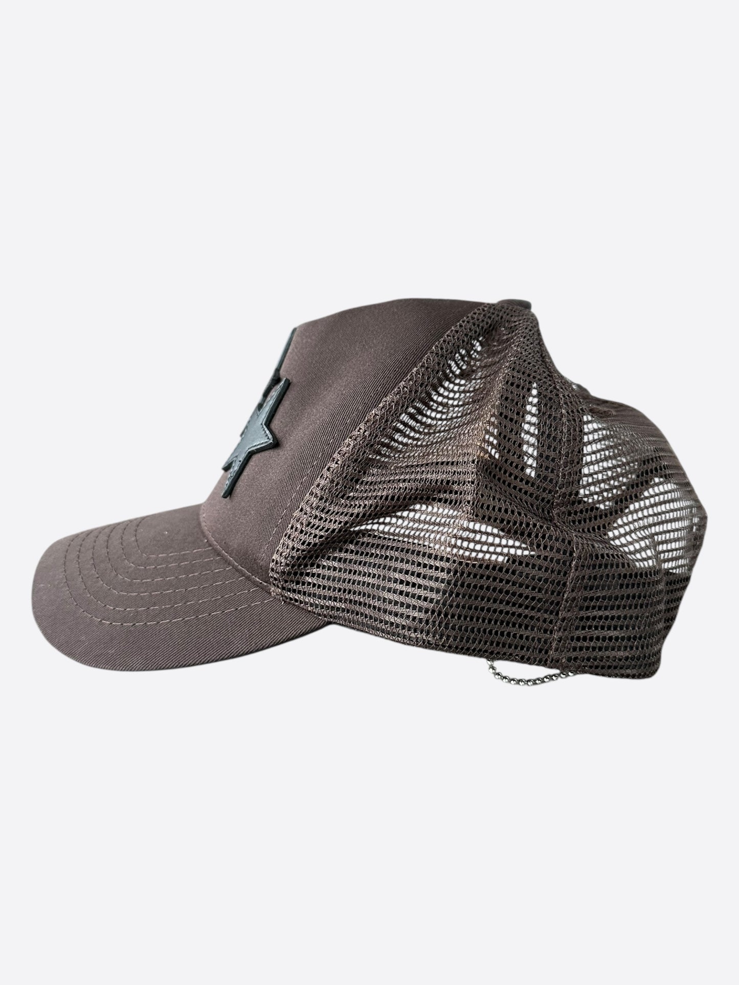 Amiri Brown & Black Triple Star Trucker Hat