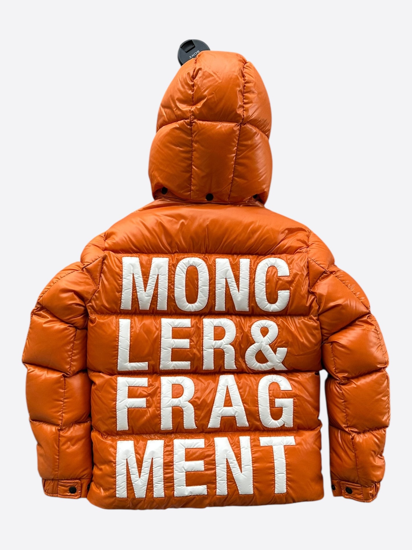 Moncler Fragment Orange & White Hanriot Men's Jacket