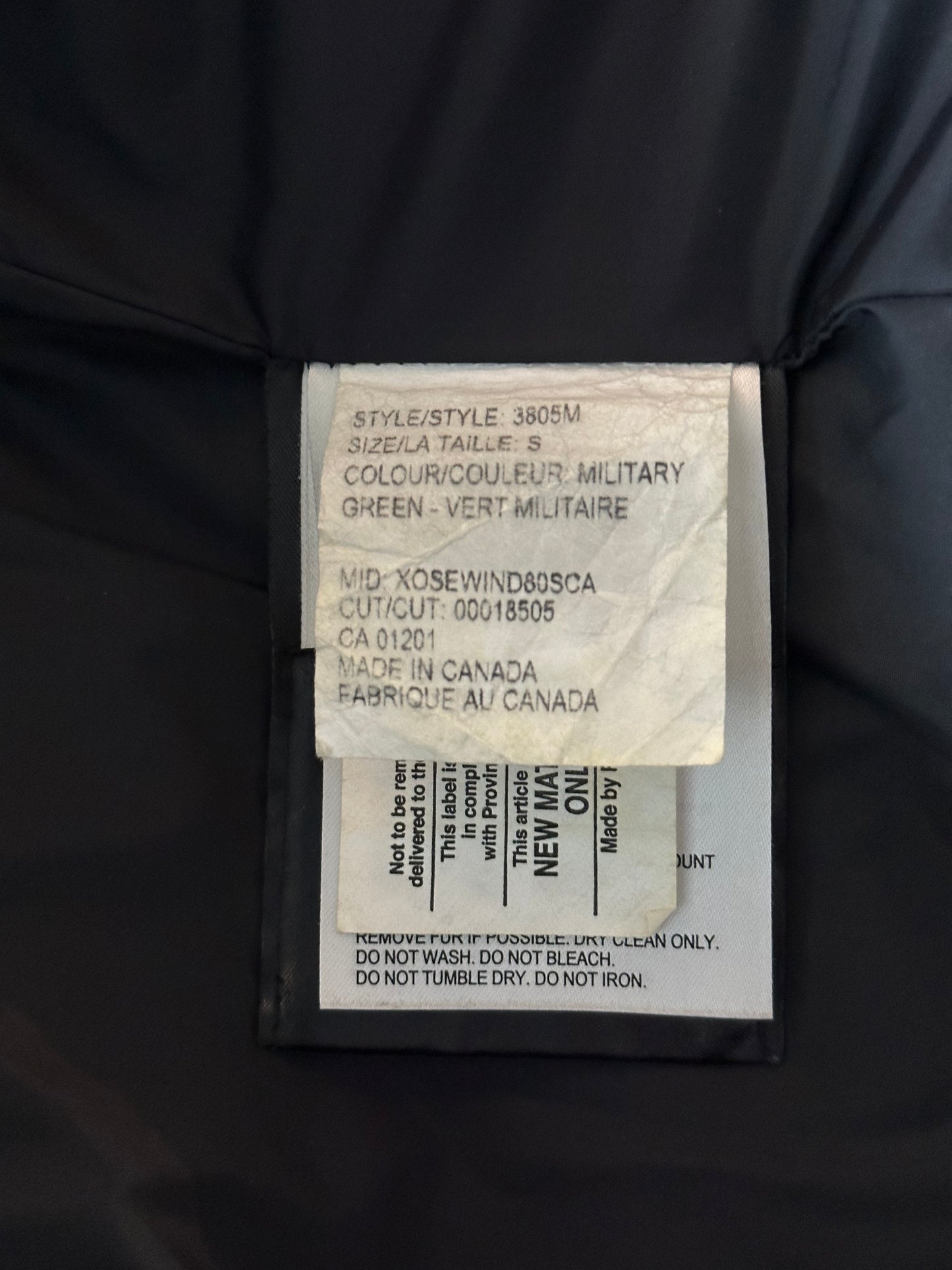 Canada Goose Military Green Carson Men's Jacket