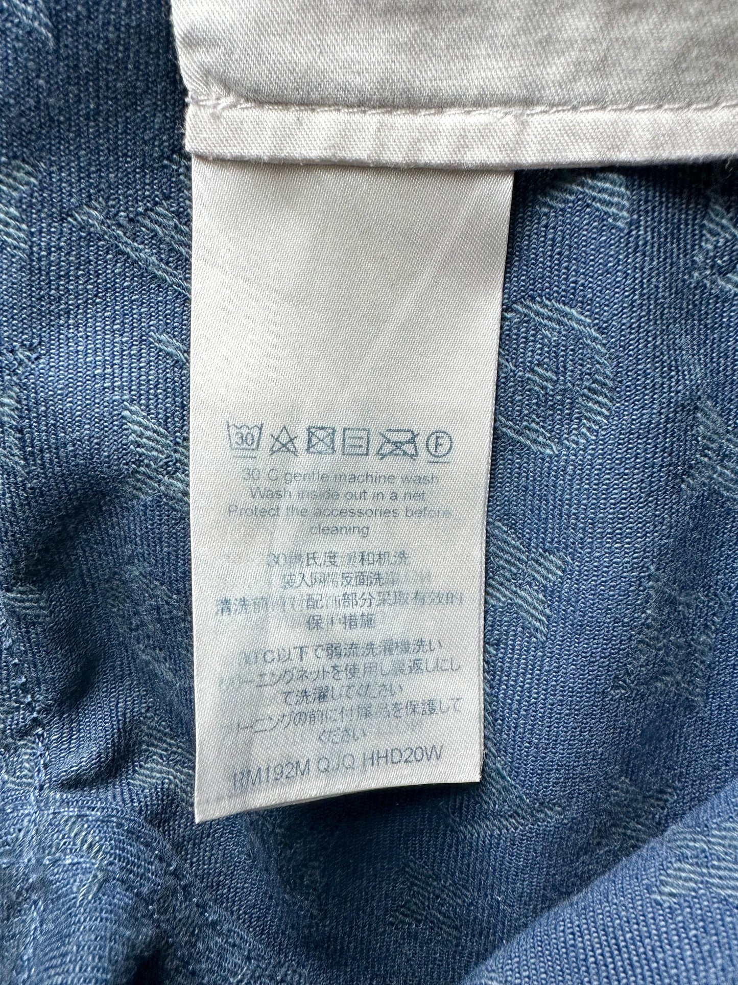 Louis Vuitton Blue Monogram Slim Jeans