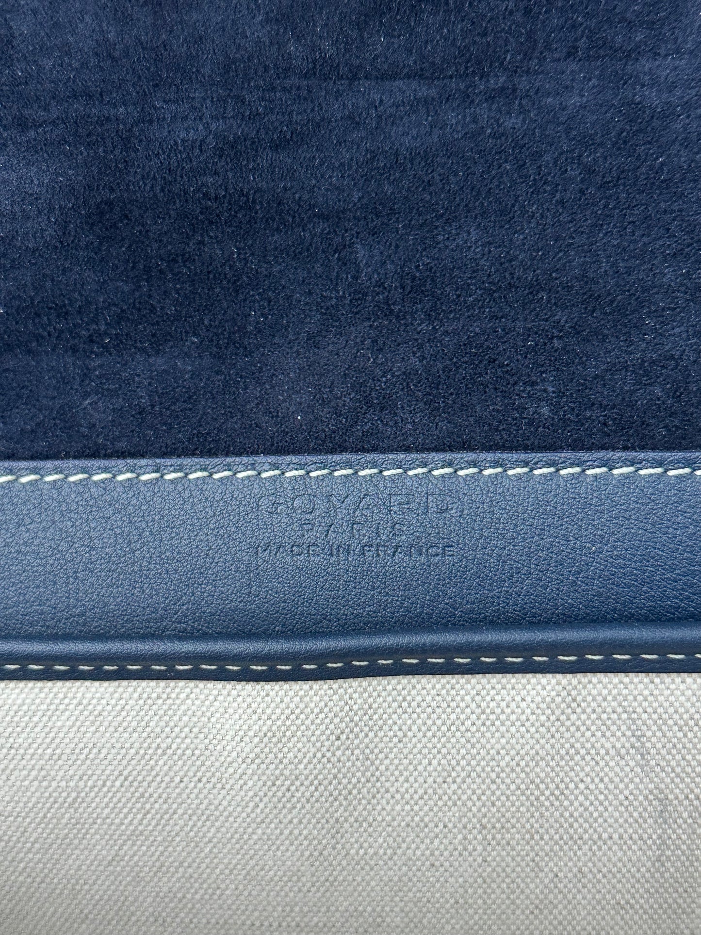 Goyard Navy Coursier Messenger Bag