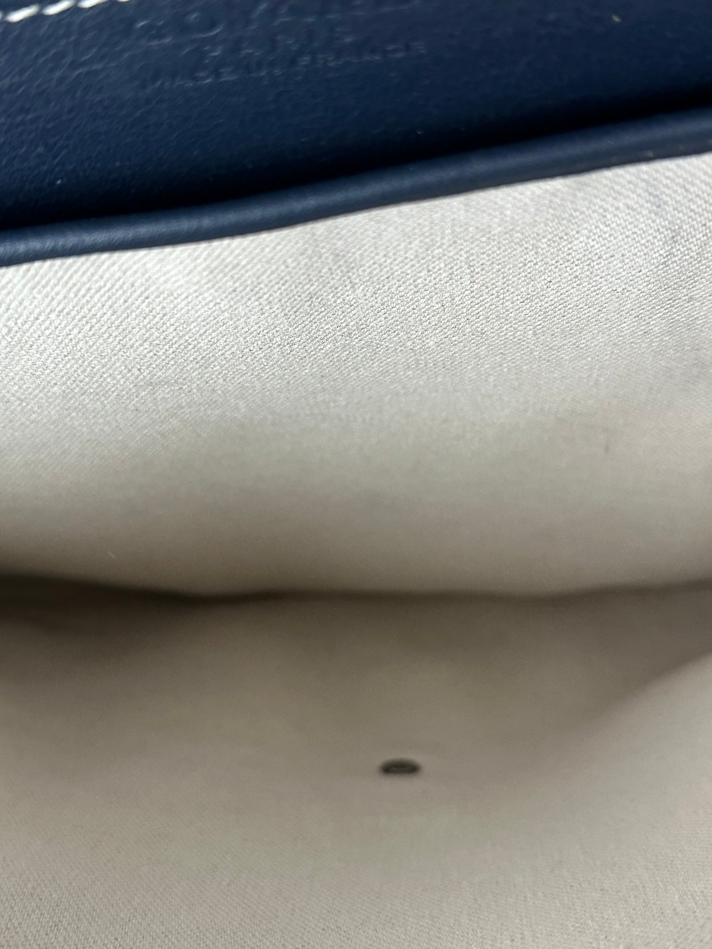 Goyard Navy Coursier Messenger Bag
