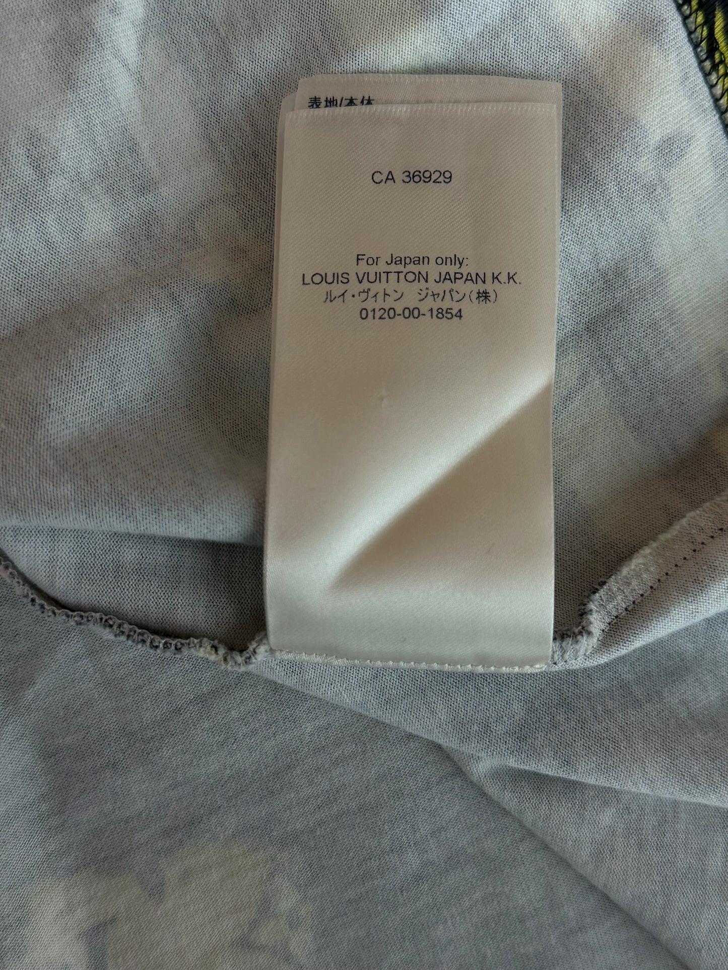 Louis Vuitton Navy Tie-Dye Camo Monogram T-Shirt