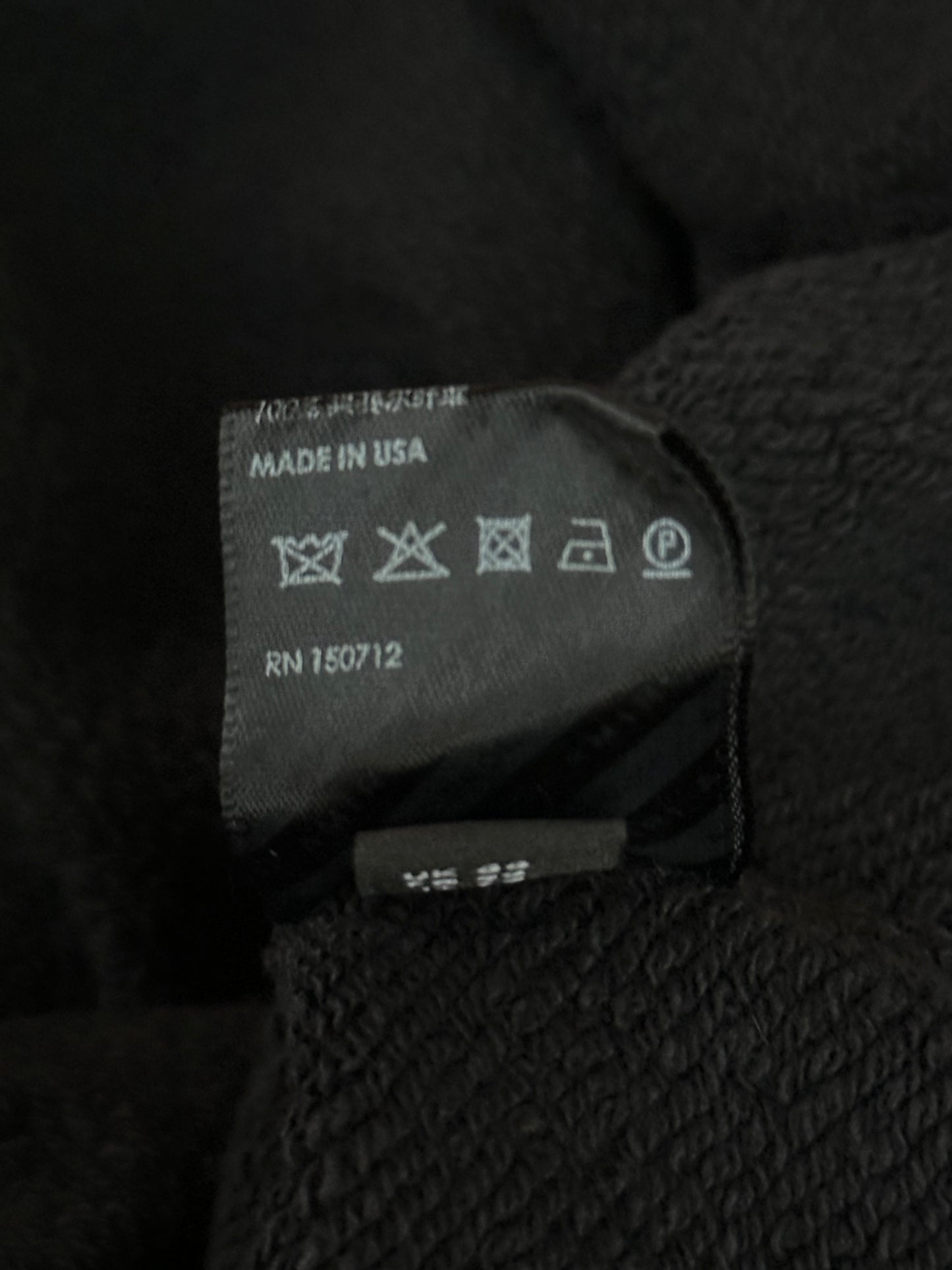 Amiri Black & Red Chicago Exclusive Bones Hoodie