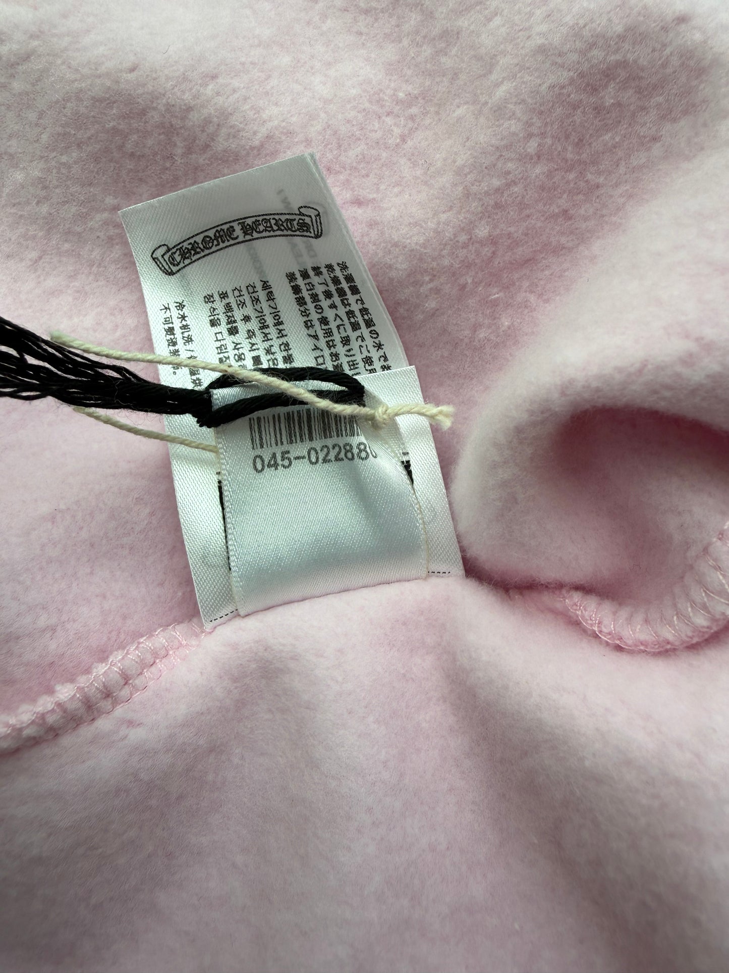 Chrome Hearts Pink Beaded Dagger Zip Up Hoodie