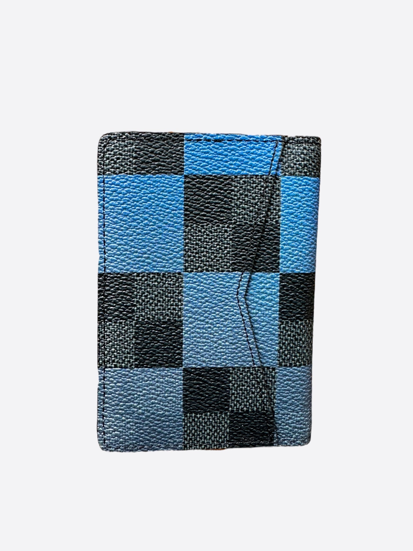 Louis Vuitton Blue Giant Damier Graphite Pocket Organizer