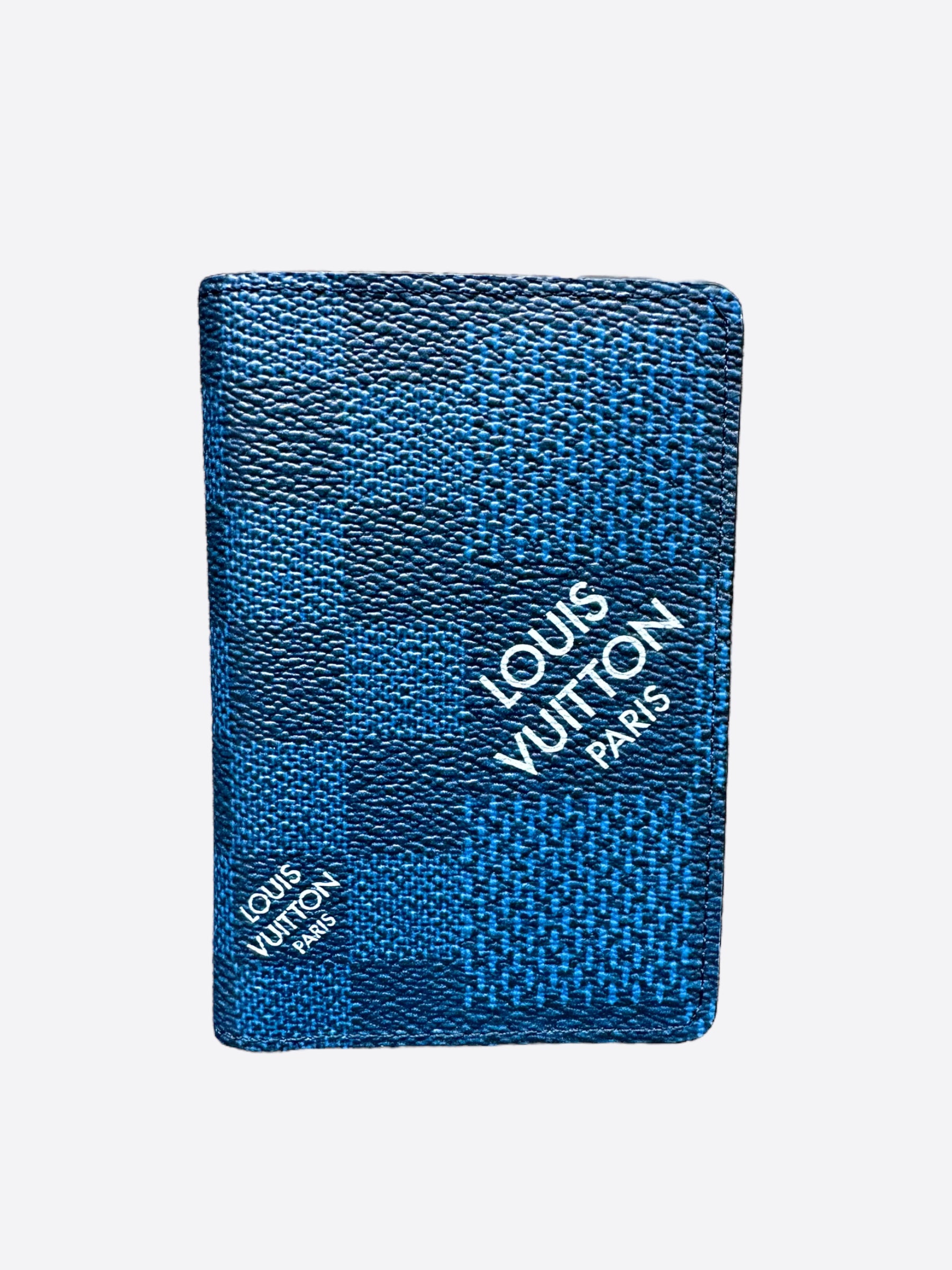 Louis Vuitton Damier Pocket Organizer Azur Whit/Blue - clothing