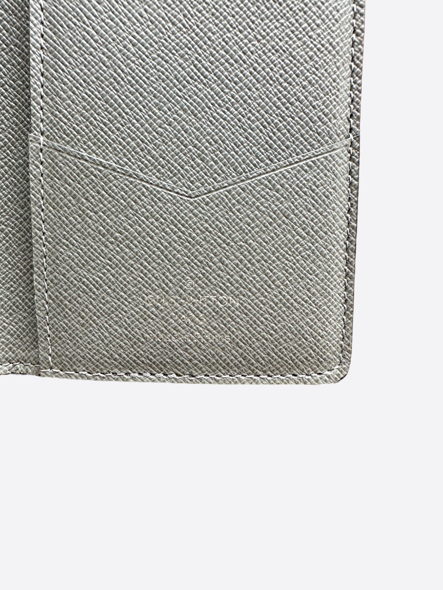 Louis Vuitton Silver Titanium Monogram Pocket Organizer