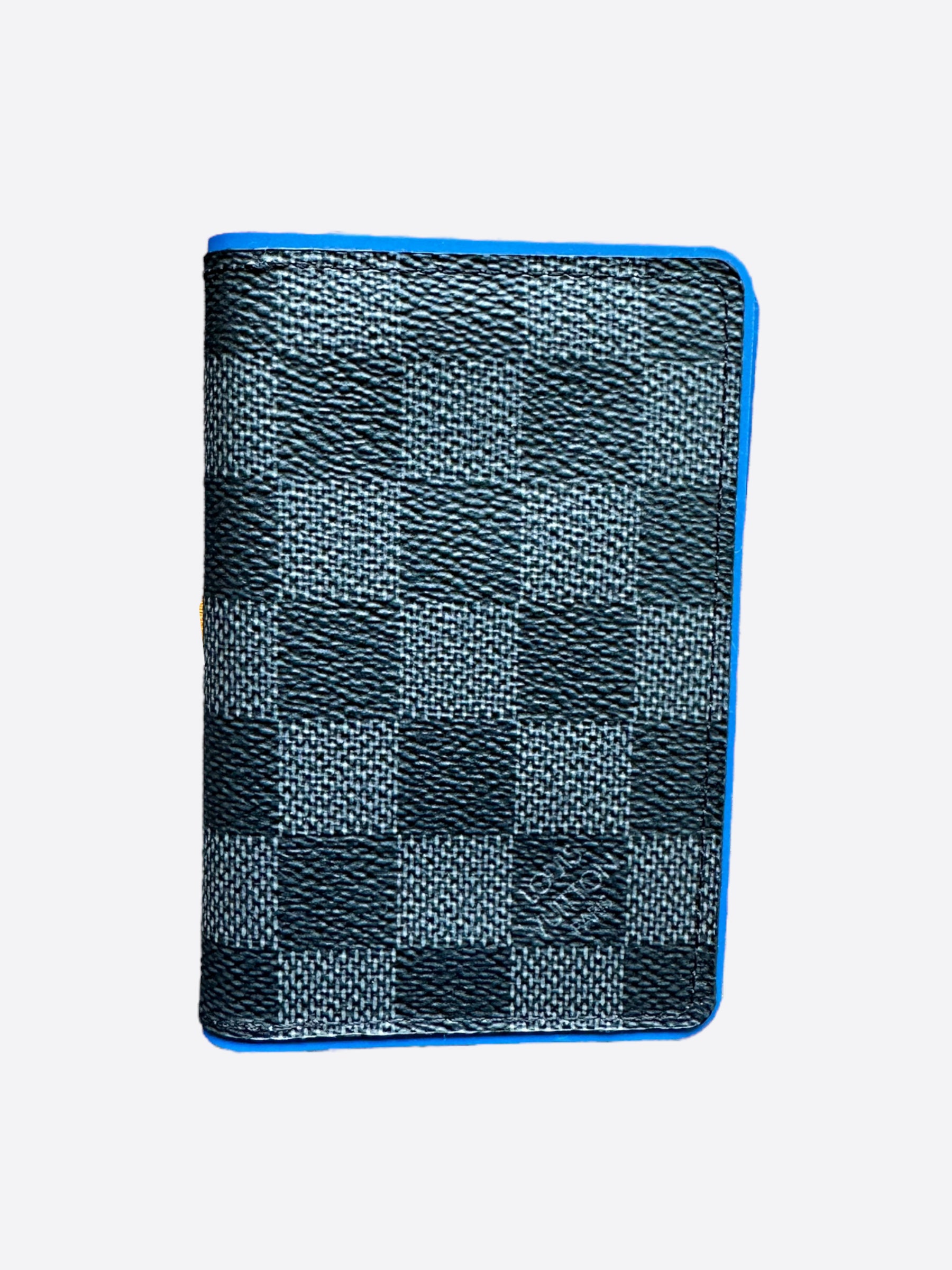 Louis Vuitton Pocket Organizer Damier Graphite Gray/blue