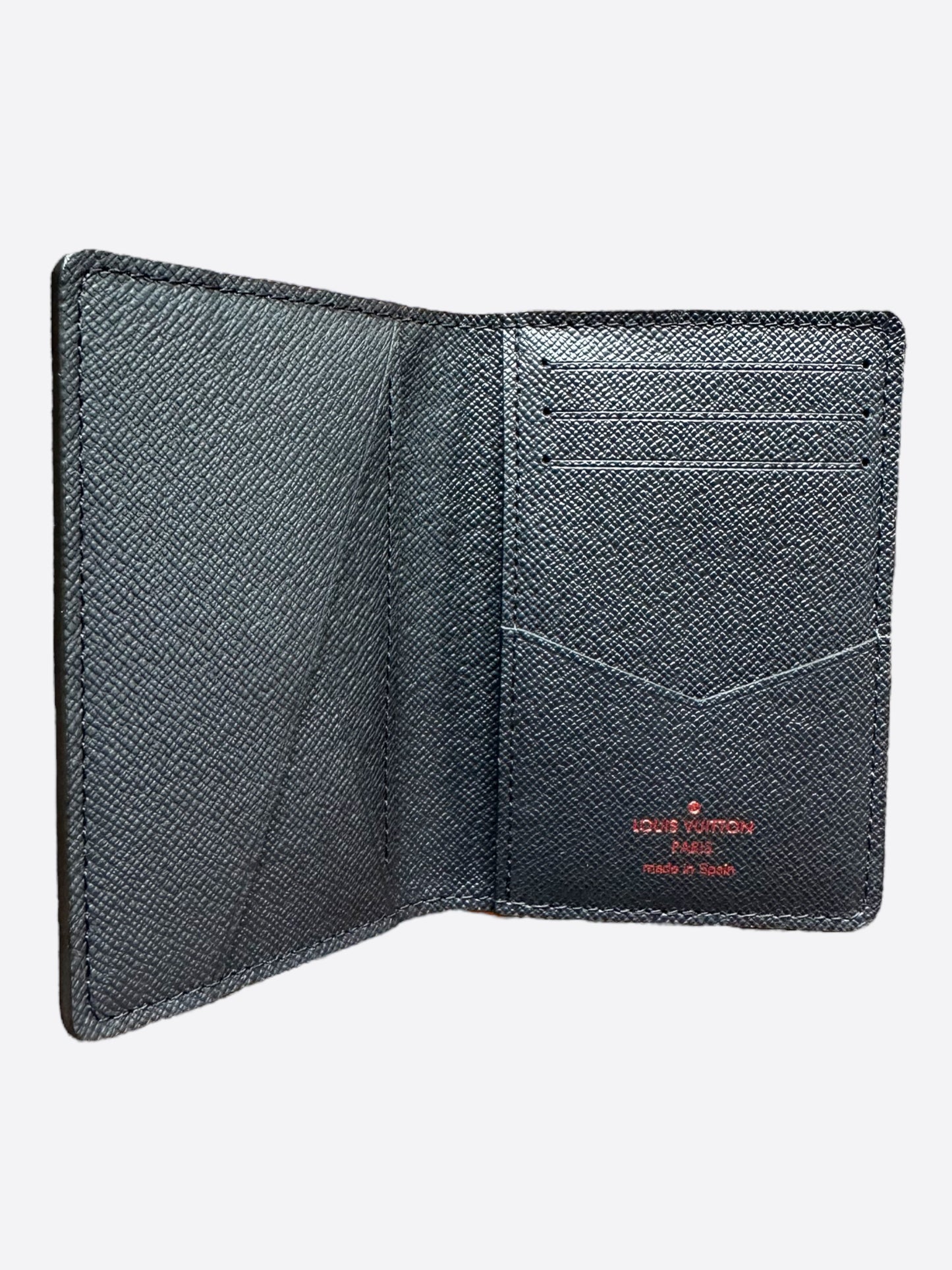 Louis Vuitton Navy Monogram Upside Down Logo Pocket Organizer