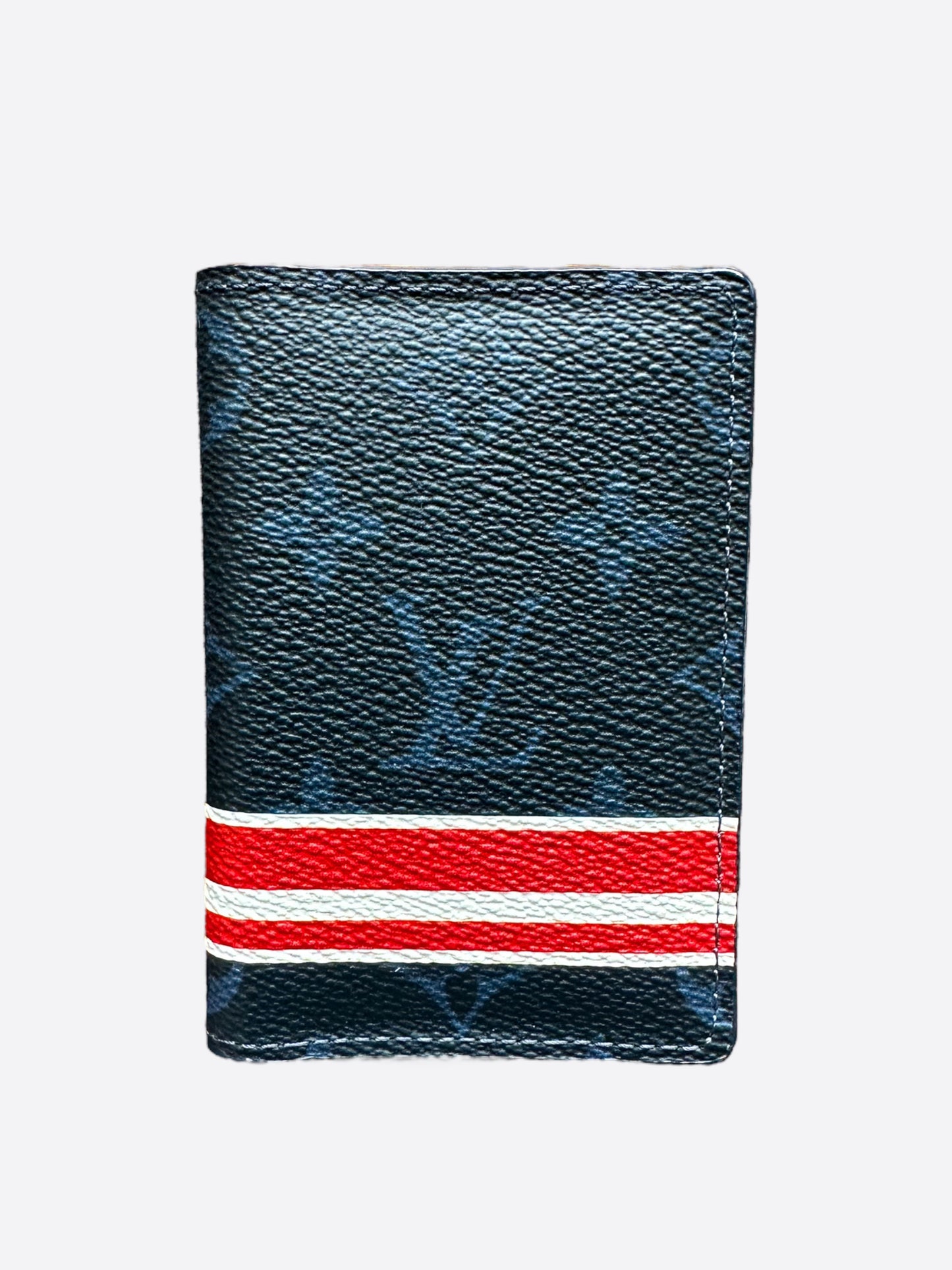 Louis Vuitton Blue Monogram Striped Pocket Organizer