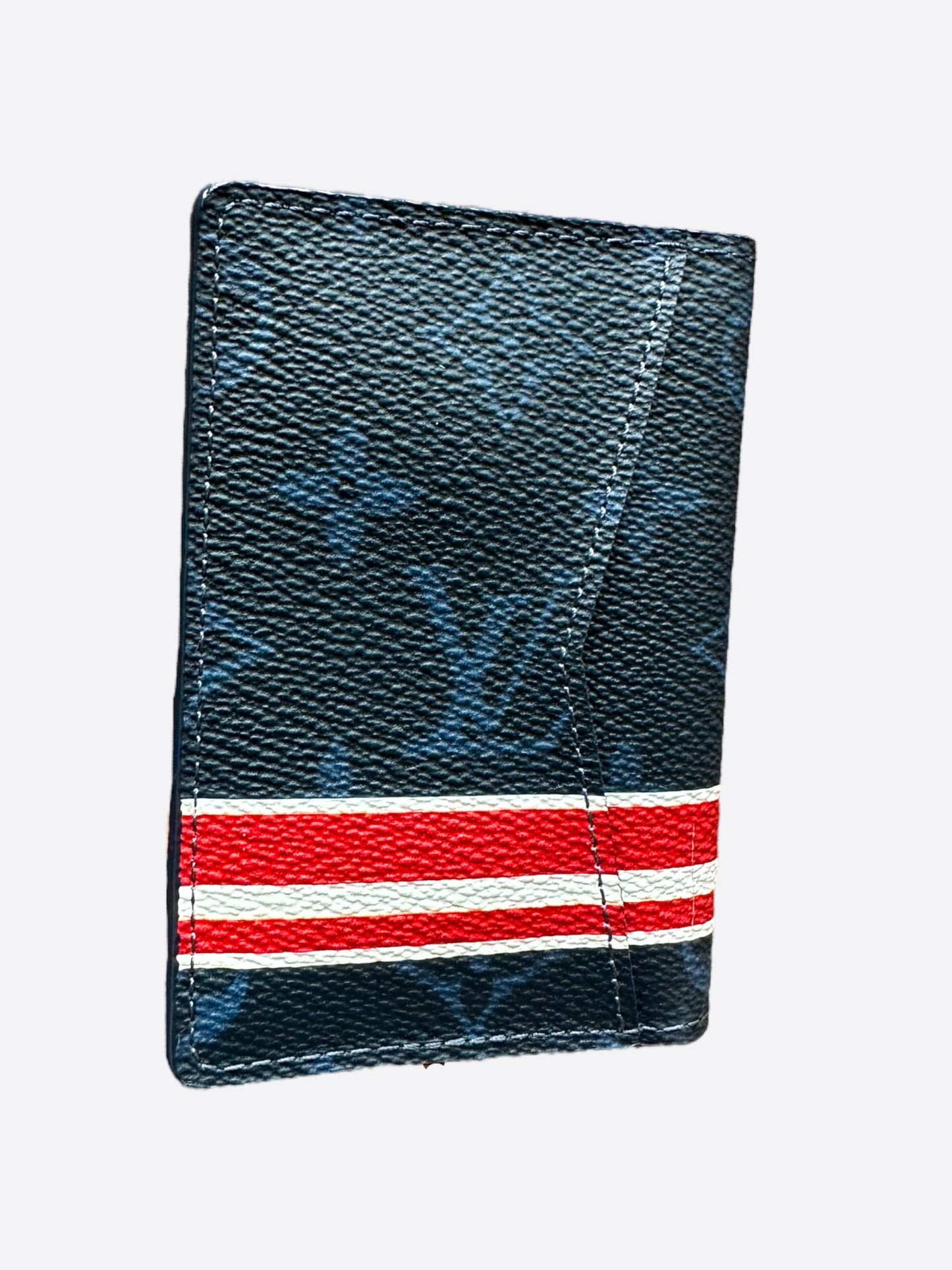 Louis Vuitton Blue Monogram Striped Pocket Organizer
