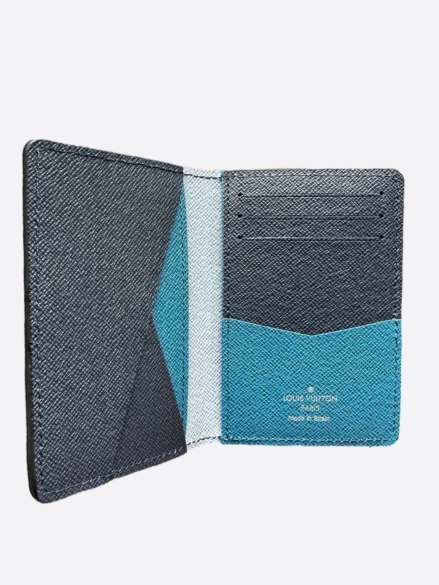 Louis Vuitton Black EPI Monogram Eclipse Pocket Organizer