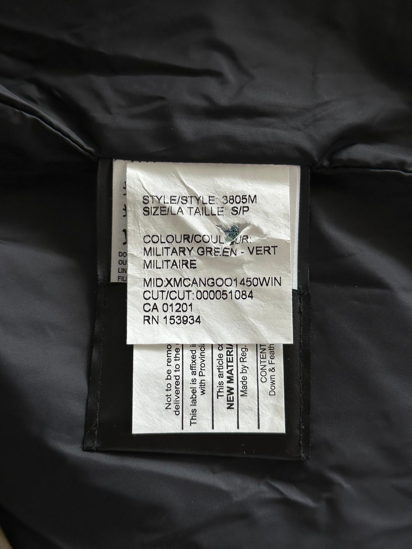 Canada Goose Military Green Carson Men's Jacket