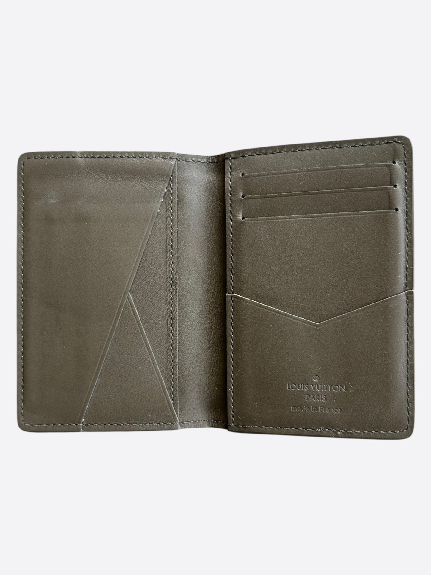 Louis Vuitton Olive Aeogram Pocket Organizer